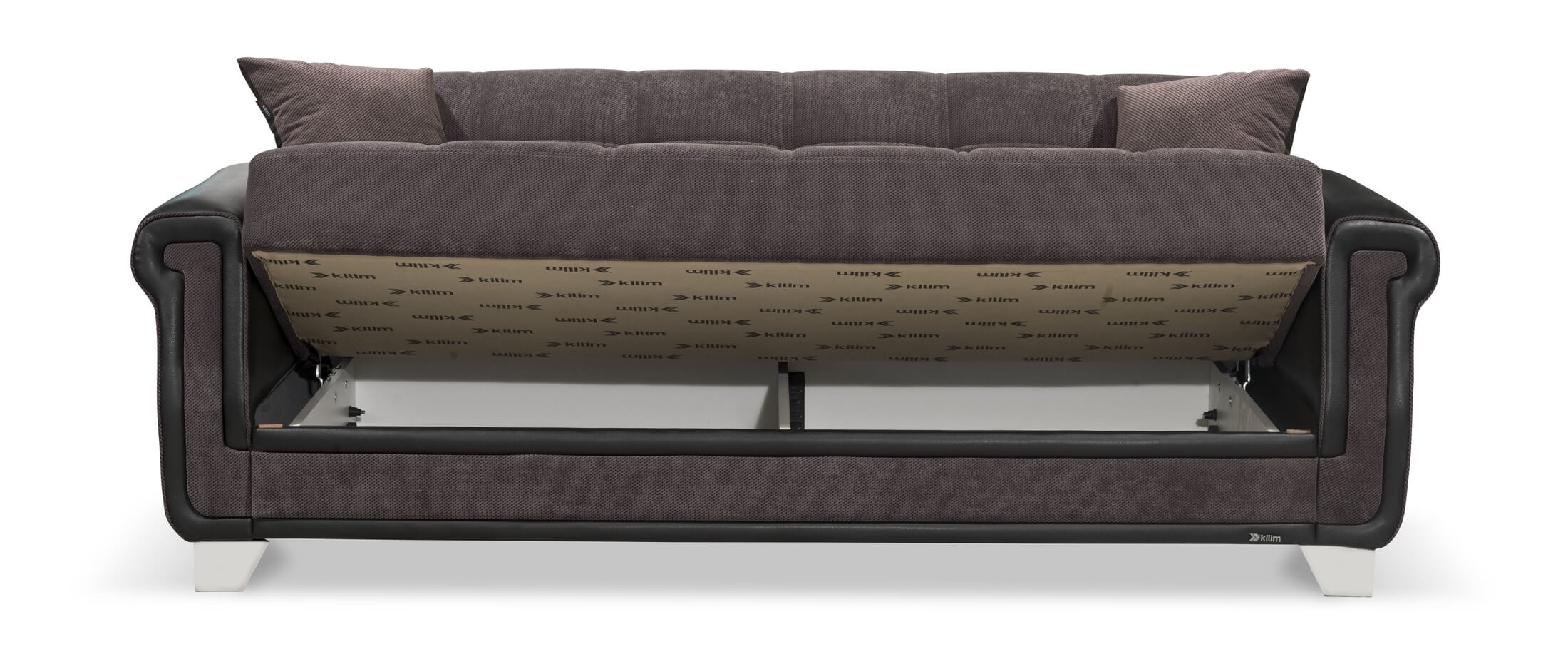 Proline Fabric/Leatherette Convertible Living Room Set