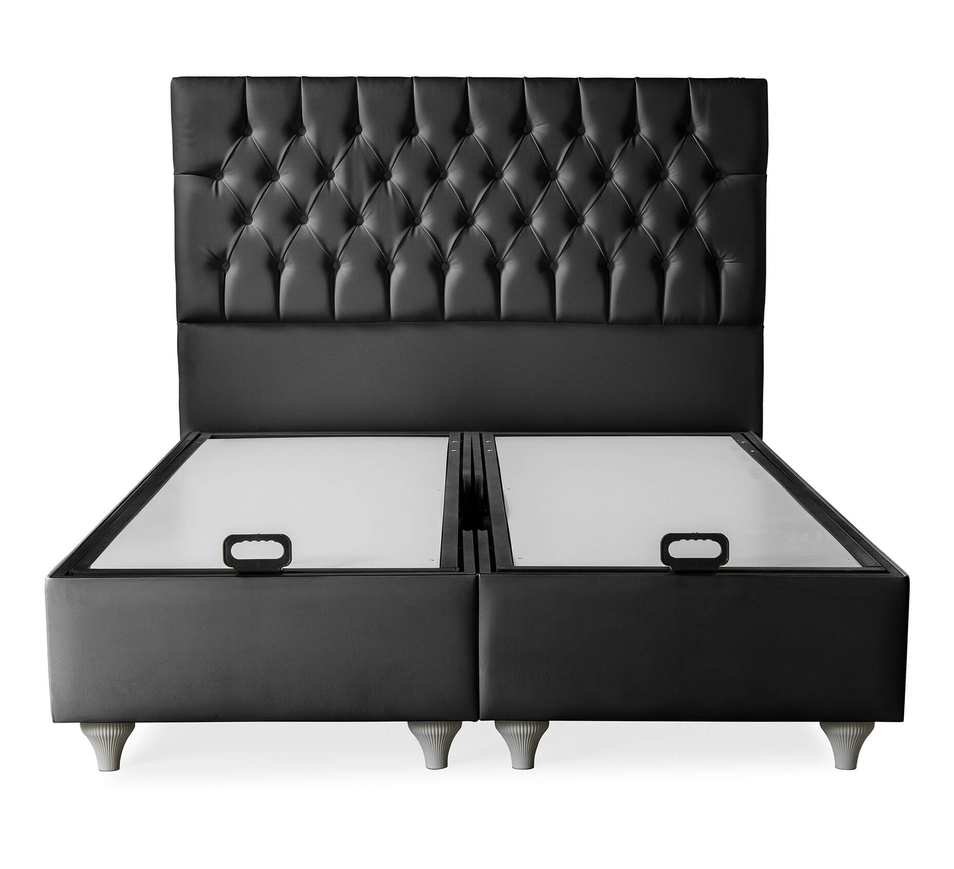 Casabed PU Tufted Platform Full Size Bed