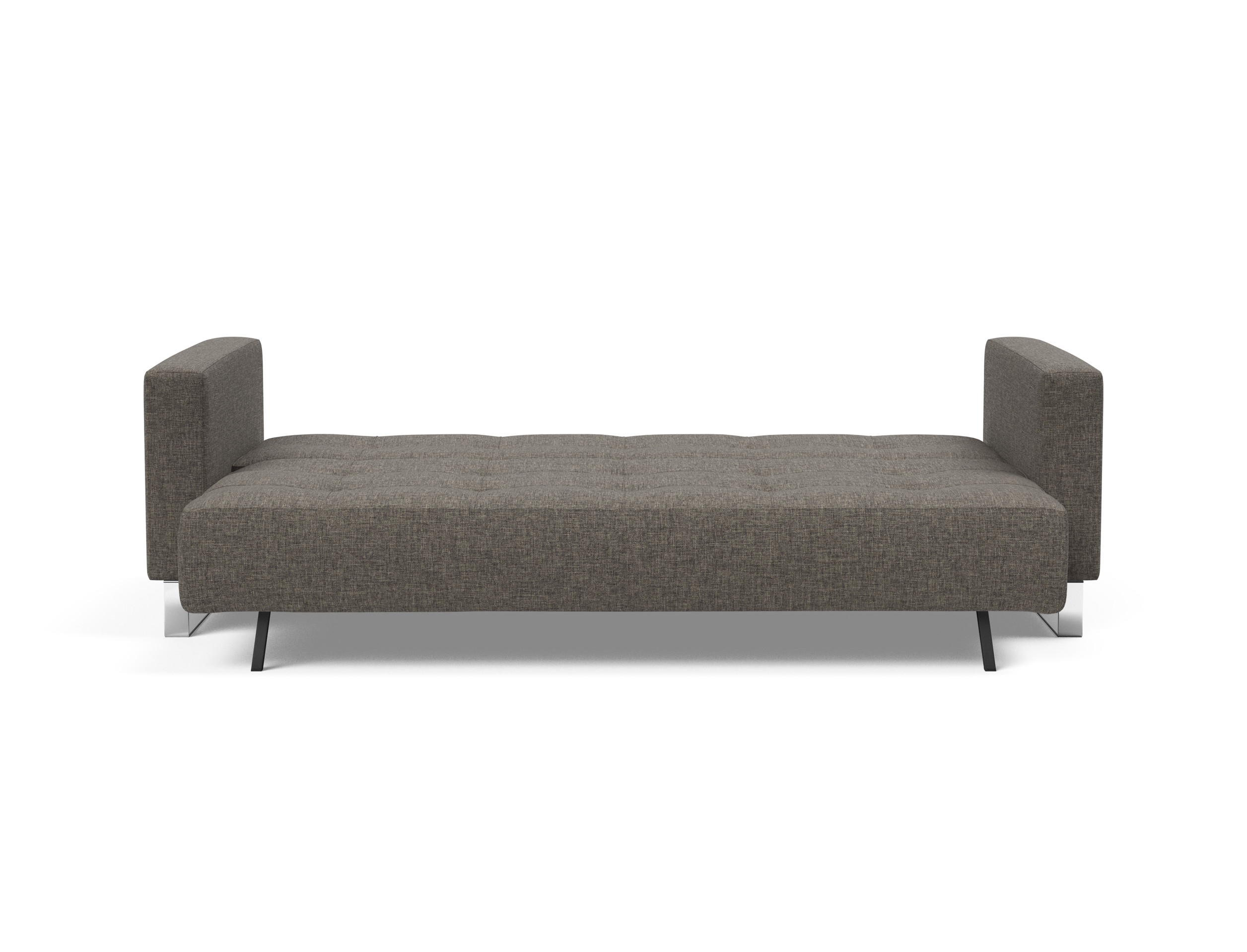Cassius Deluxe Excess Lounger Fabric Sofa Bed w/Chrome Legs