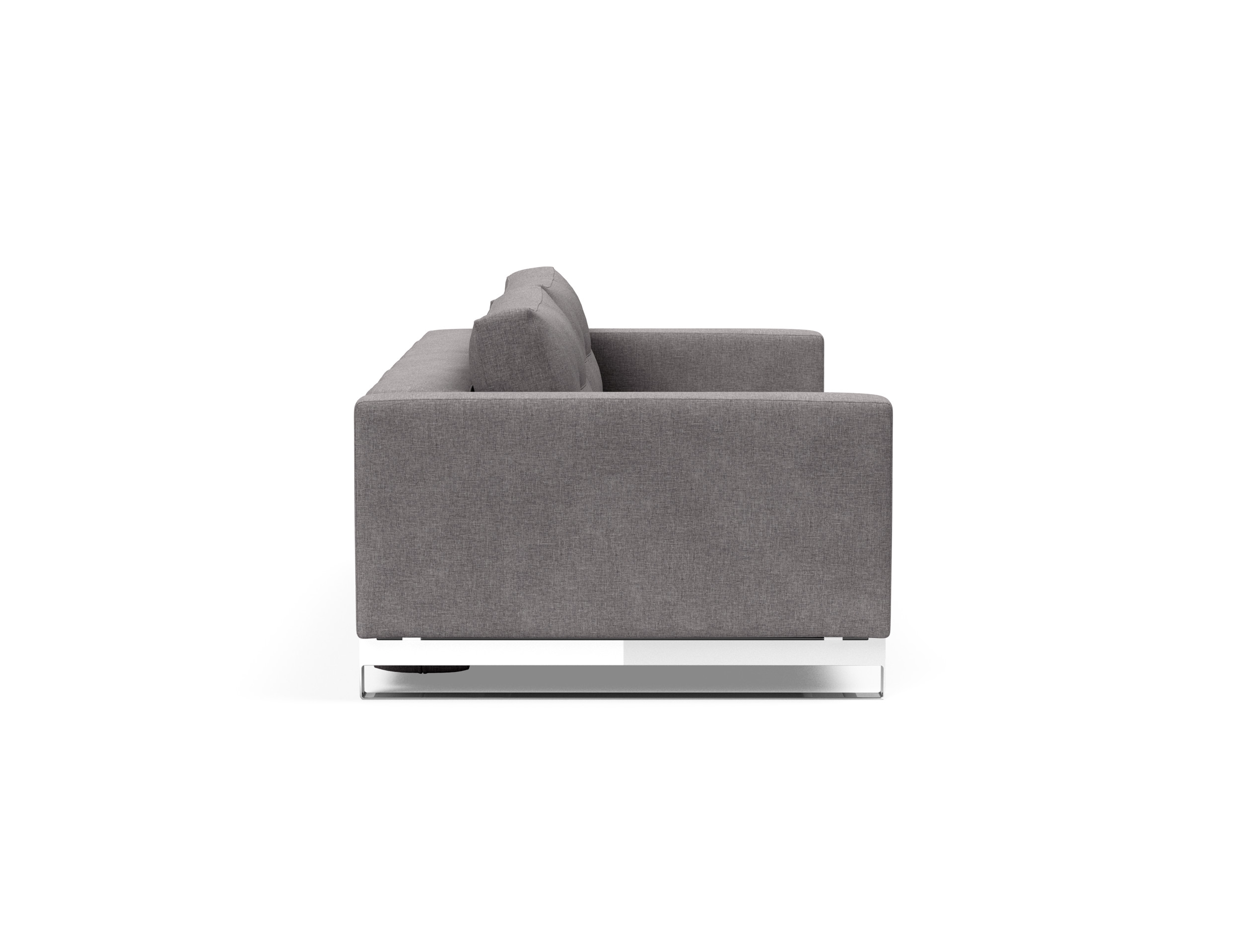 Cassius Deluxe Excess Lounger Fabric Sofa Bed w/Chrome Legs