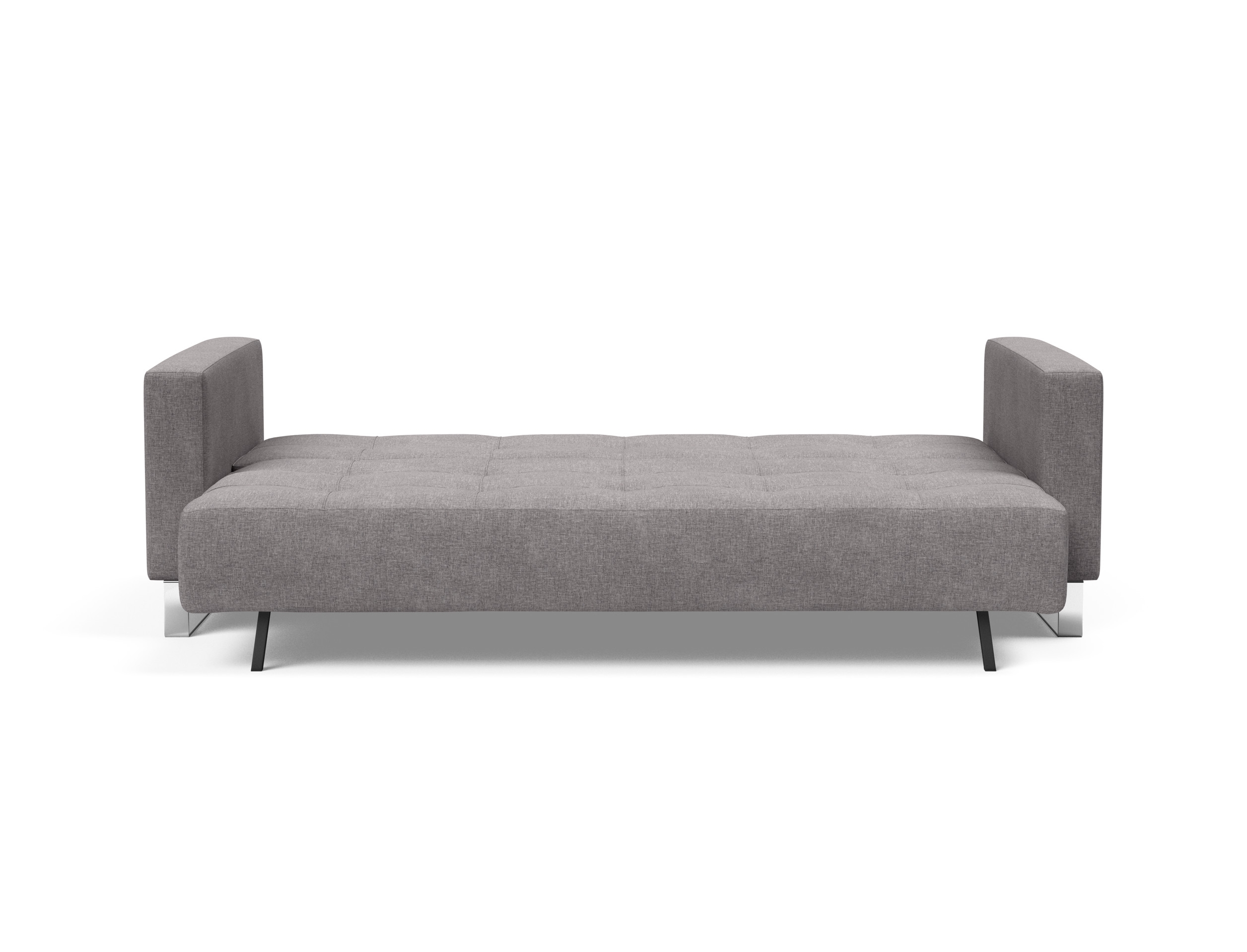Cassius Deluxe Excess Lounger Fabric Sofa Bed w/Chrome Legs