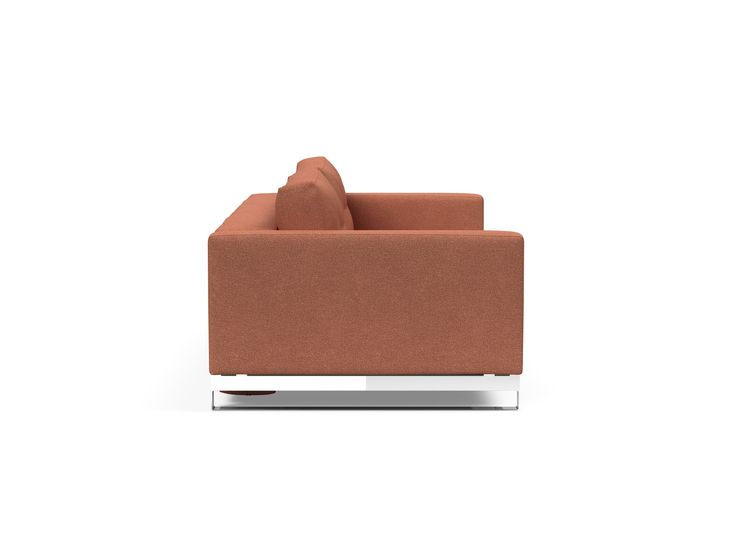 Cassius Deluxe Excess Lounger Fabric Sofa Bed w/Chrome Legs