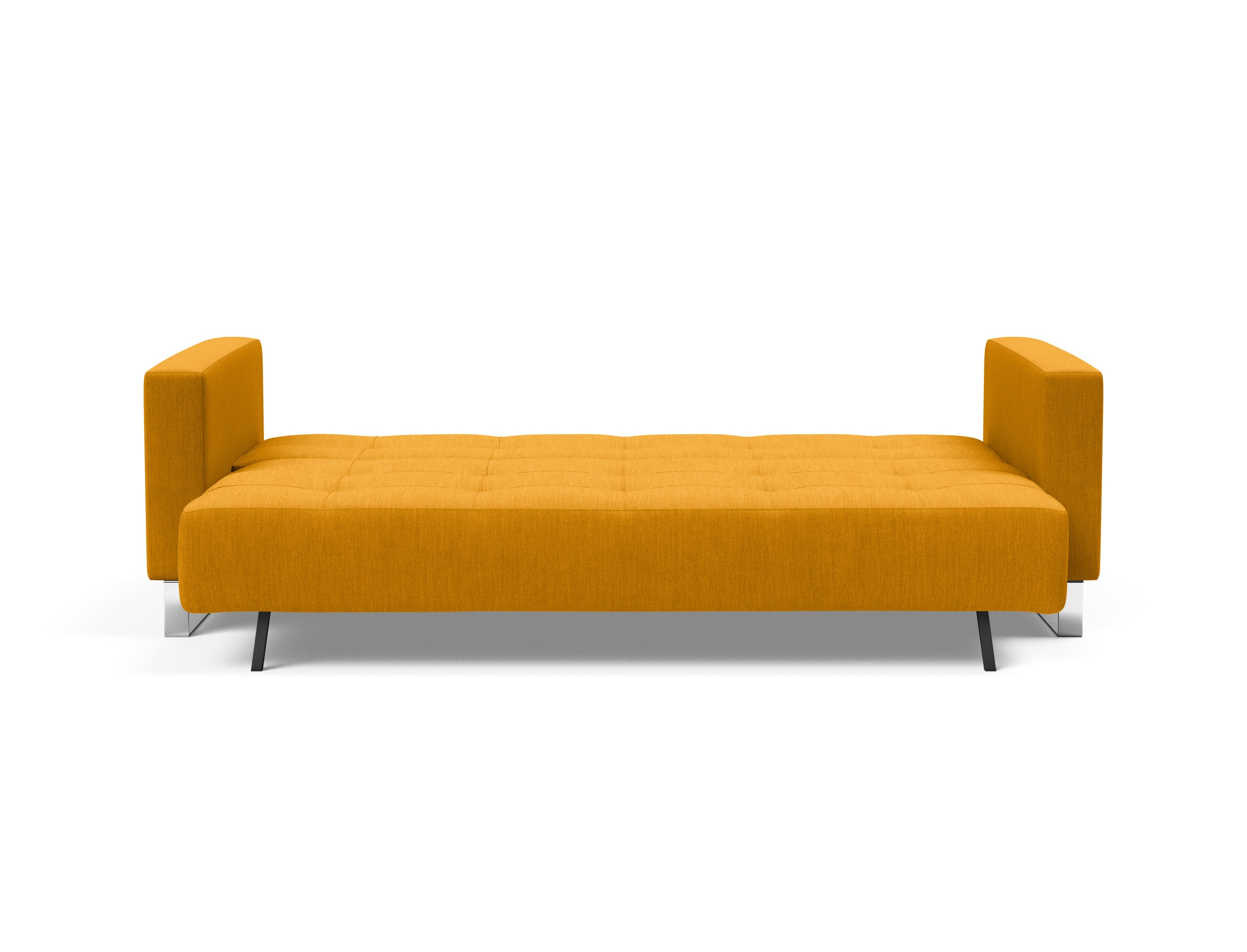 Cassius Deluxe Excess Lounger Fabric Sofa Bed w/Chrome Legs