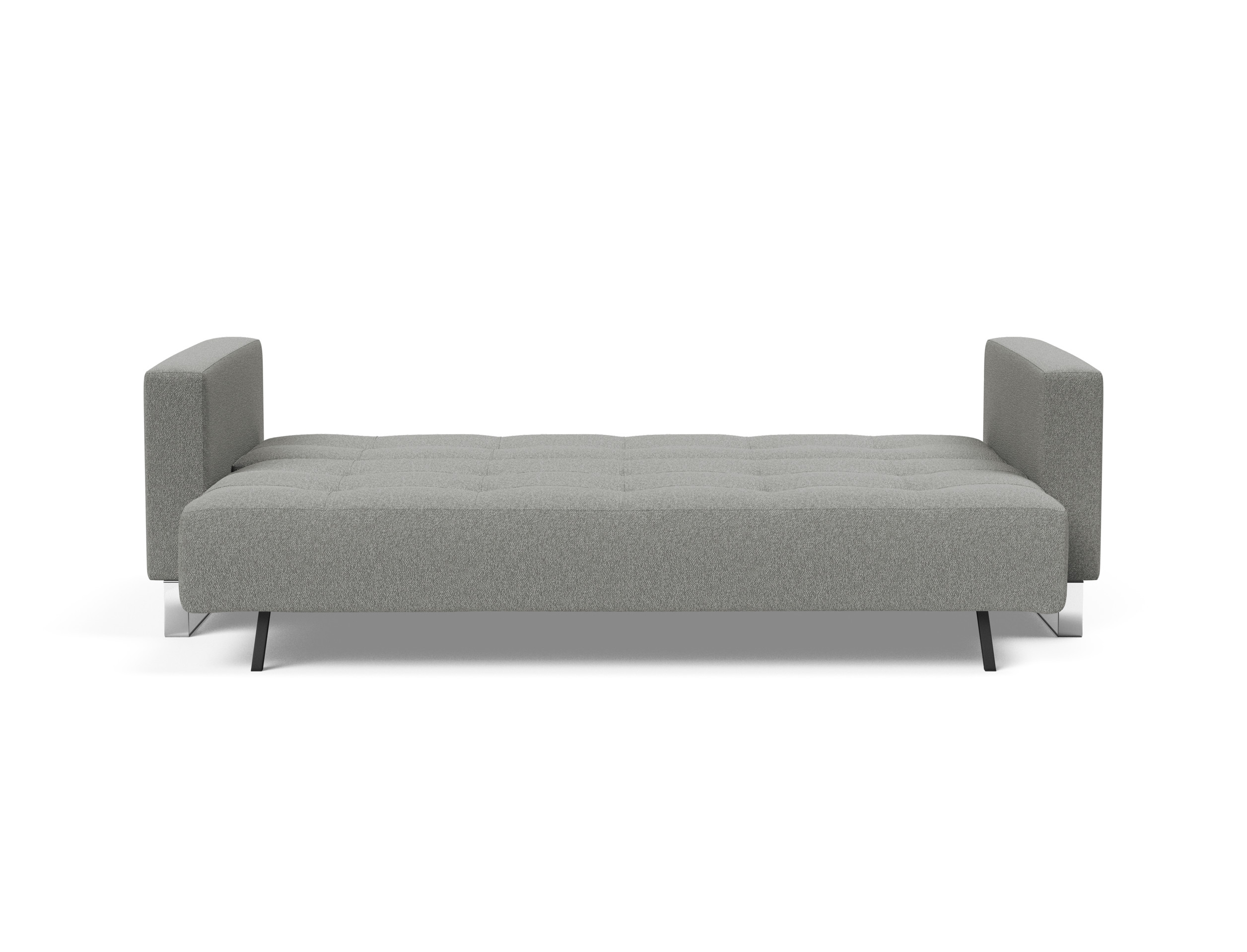 Cassius Deluxe Excess Lounger Fabric Sofa Bed w/Chrome Legs