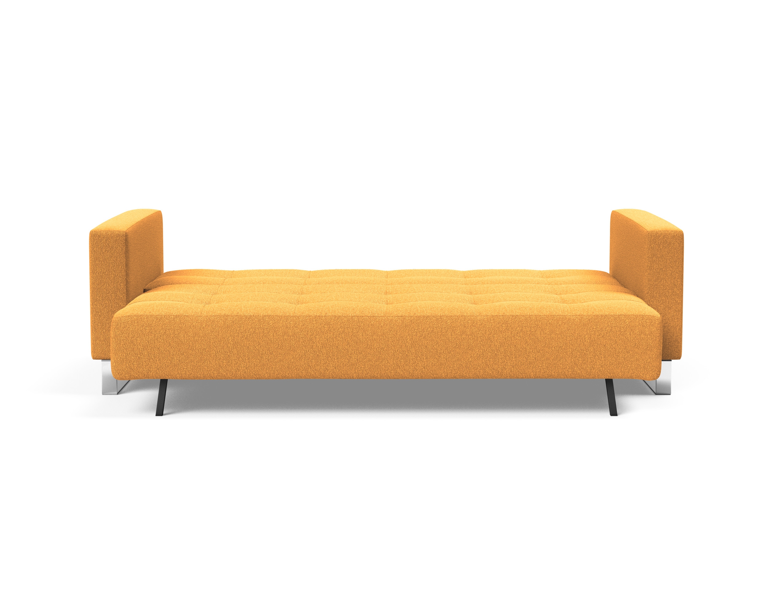 Cassius Deluxe Excess Lounger Fabric Sofa Bed w/Chrome Legs