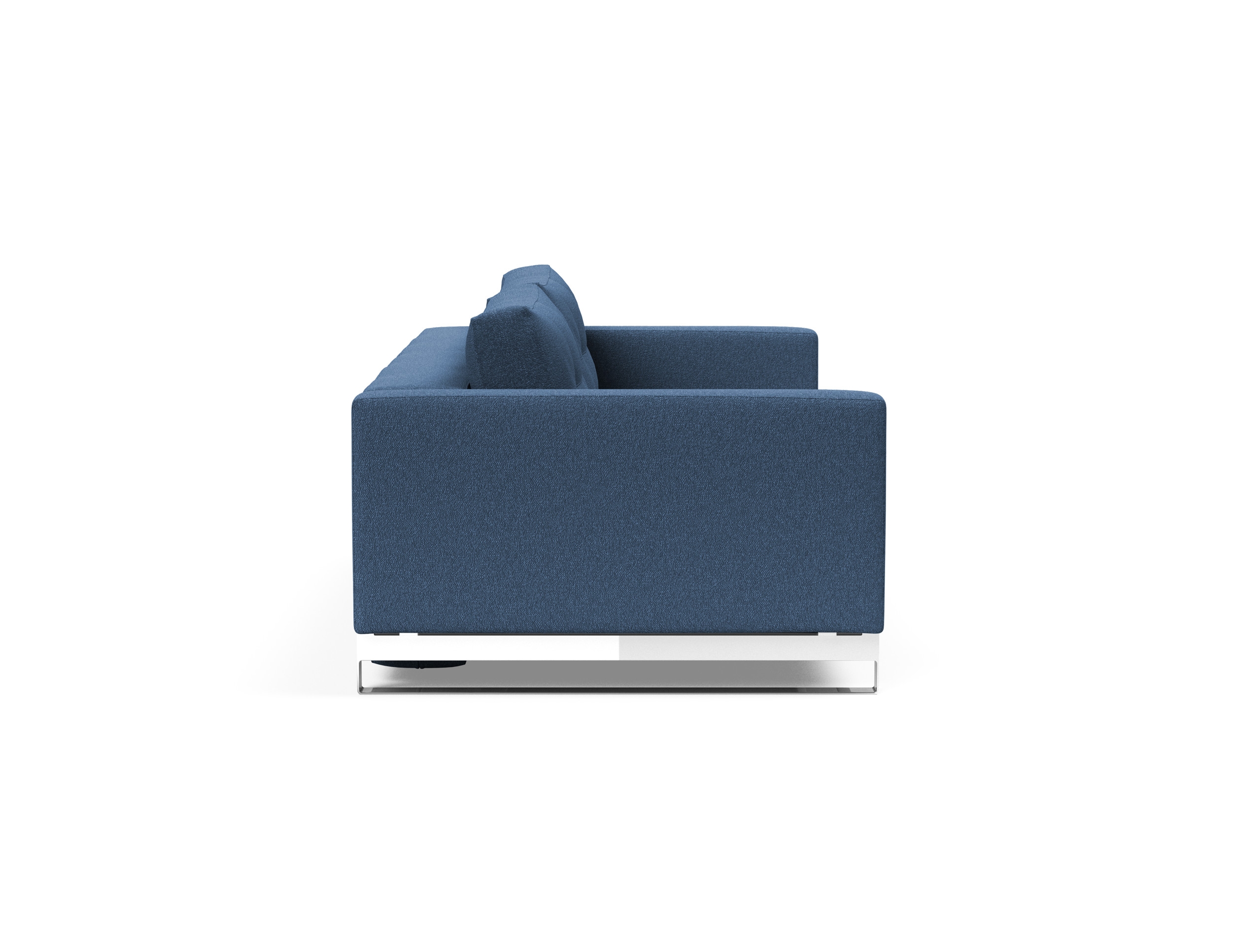 Cassius Deluxe Excess Lounger Fabric Sofa Bed w/Chrome Legs