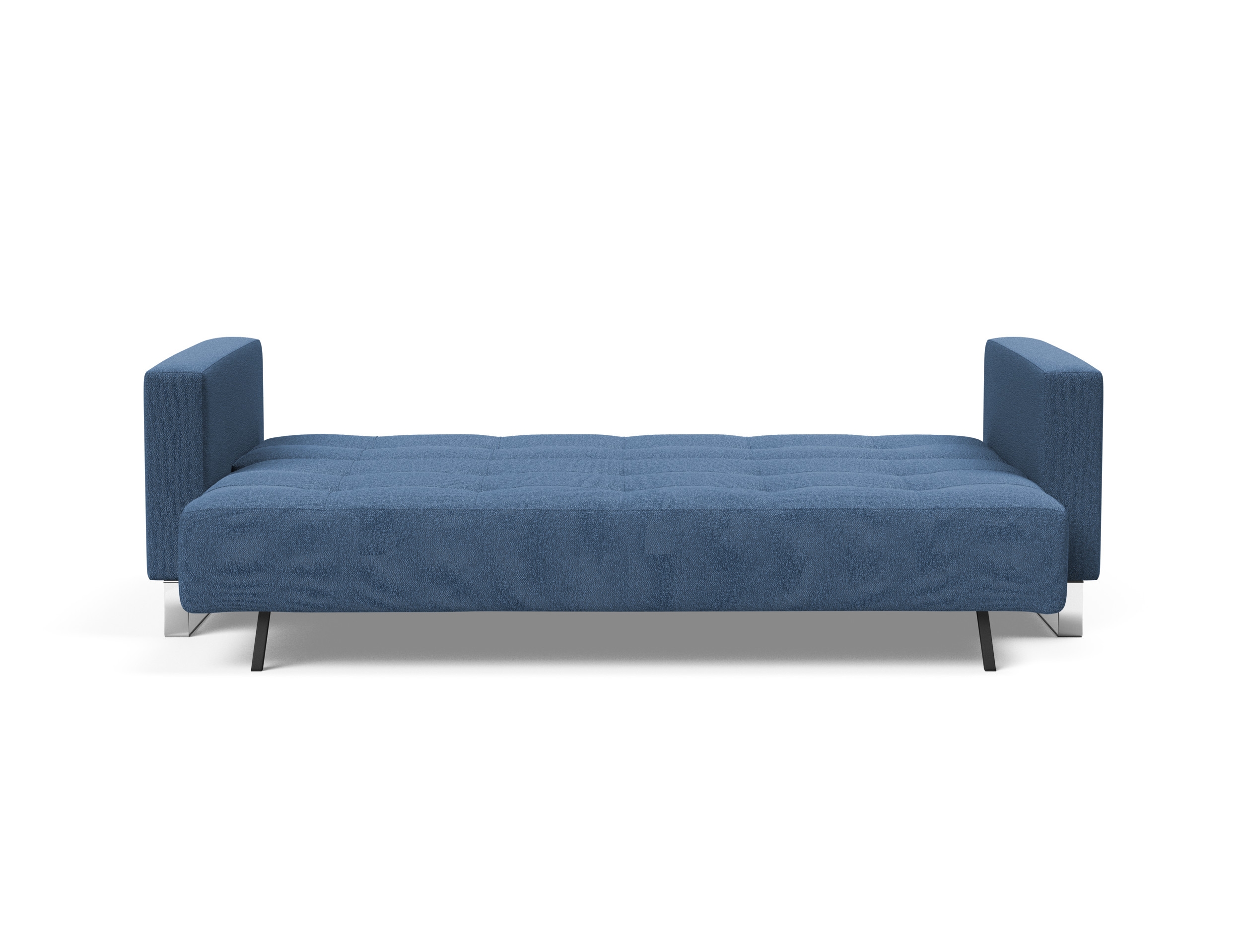 Cassius Deluxe Excess Lounger Fabric Sofa Bed w/Chrome Legs