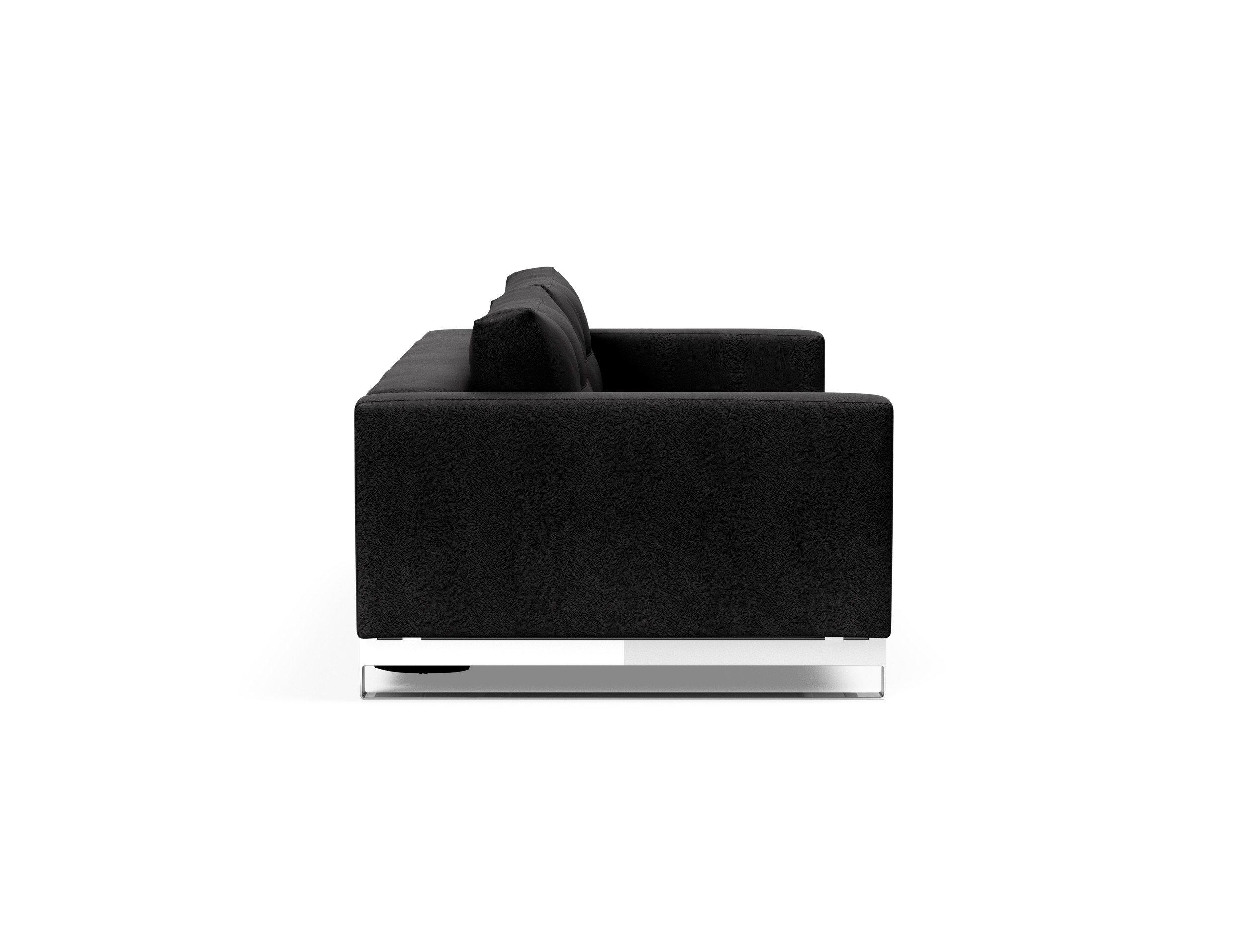Cassius Deluxe Excess Lounger Fabric Sofa Bed w/Chrome Legs
