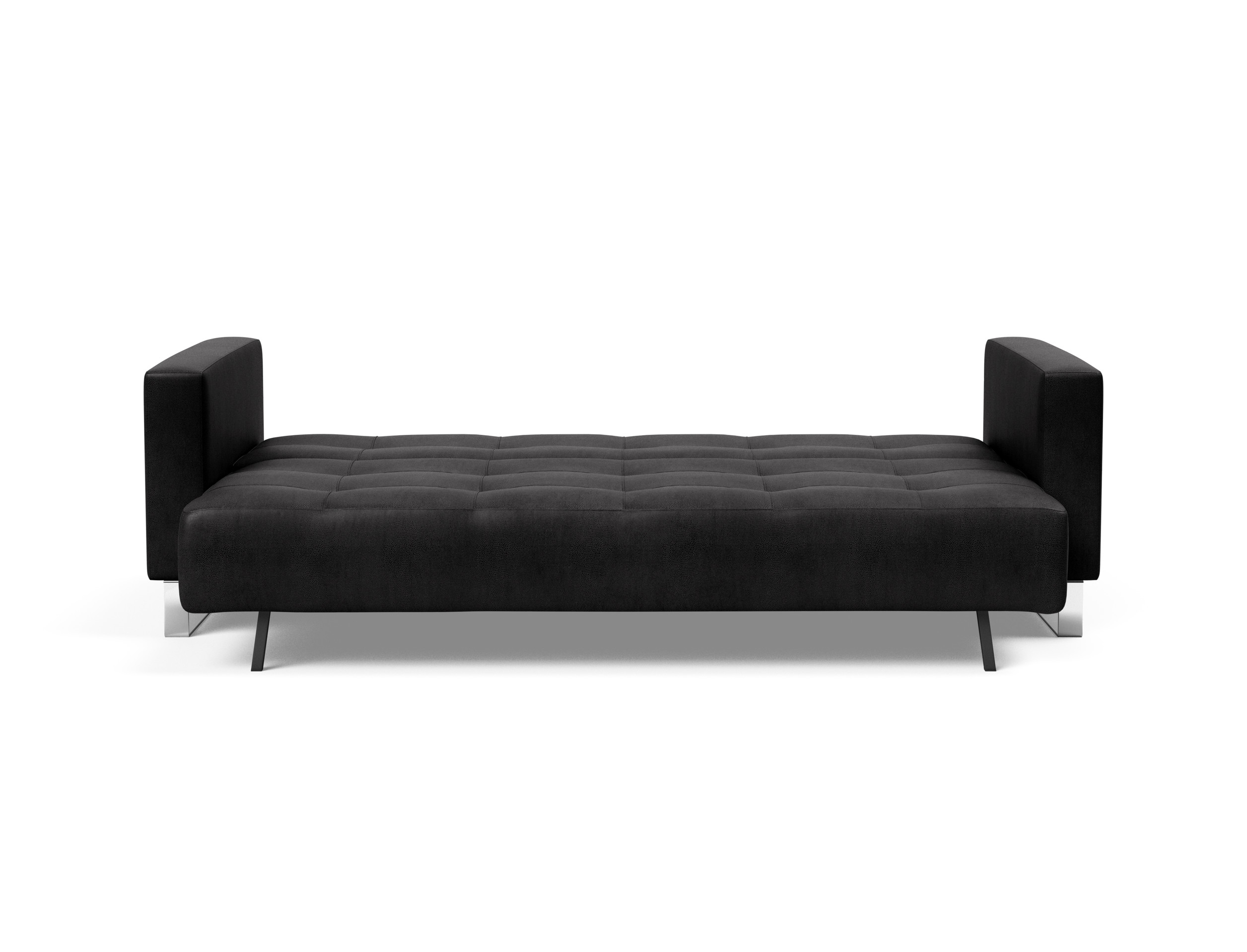 Cassius Deluxe Excess Lounger Fabric Sofa Bed w/Chrome Legs