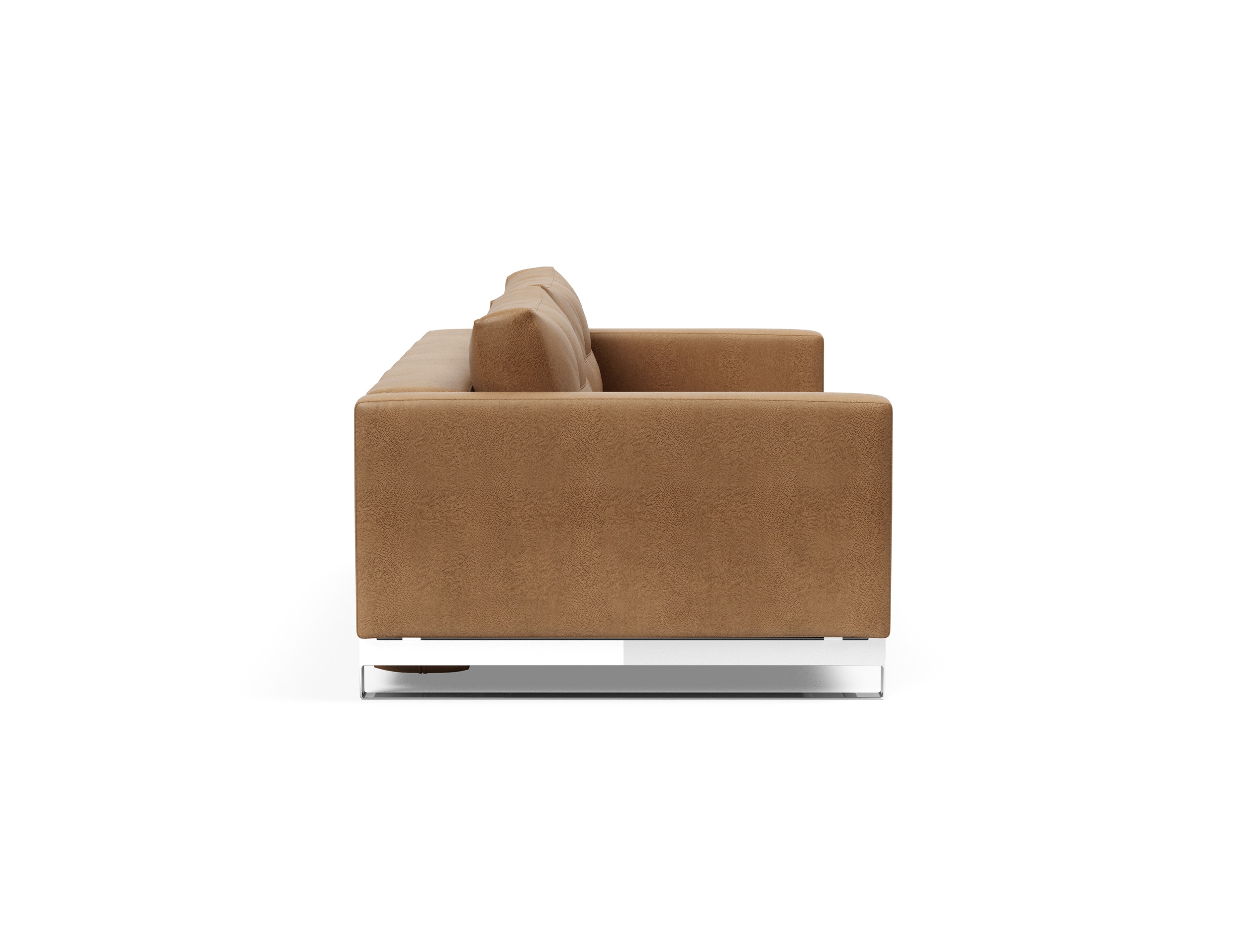 Cassius Deluxe Excess Lounger Fabric Sofa Bed w/Chrome Legs