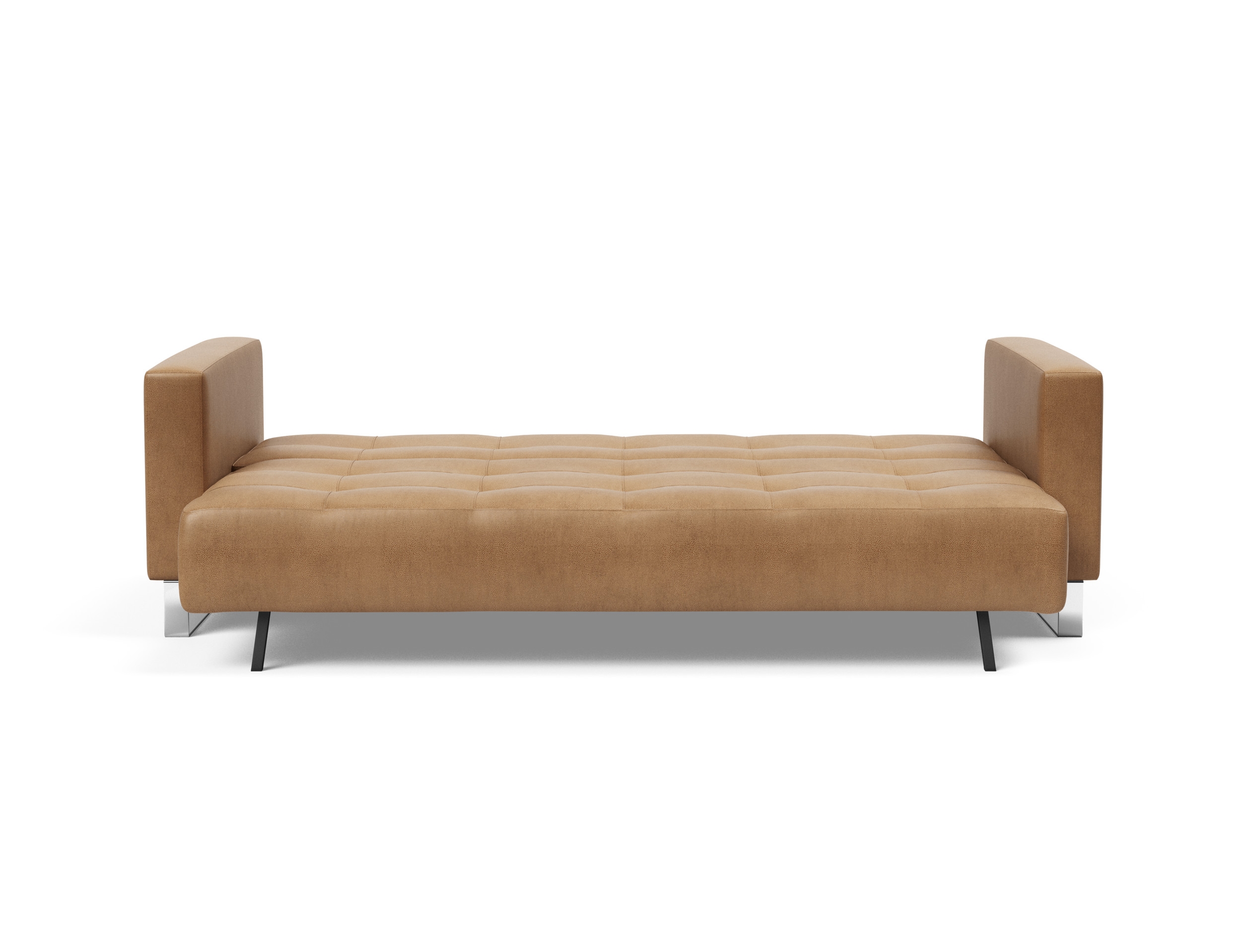 Cassius Deluxe Excess Lounger Fabric Sofa Bed w/Chrome Legs