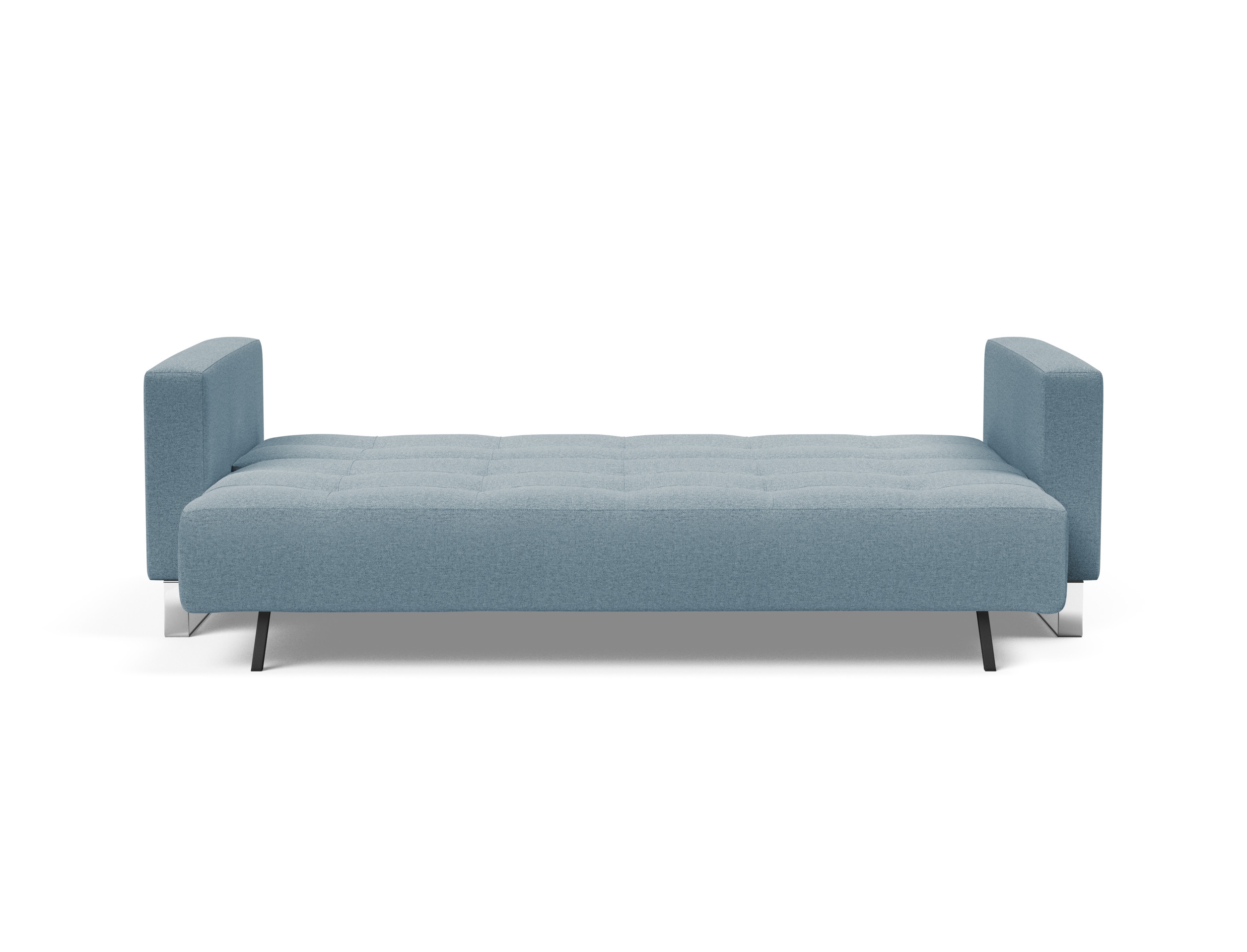 Cassius Deluxe Excess Lounger Fabric Sofa Bed w/Chrome Legs