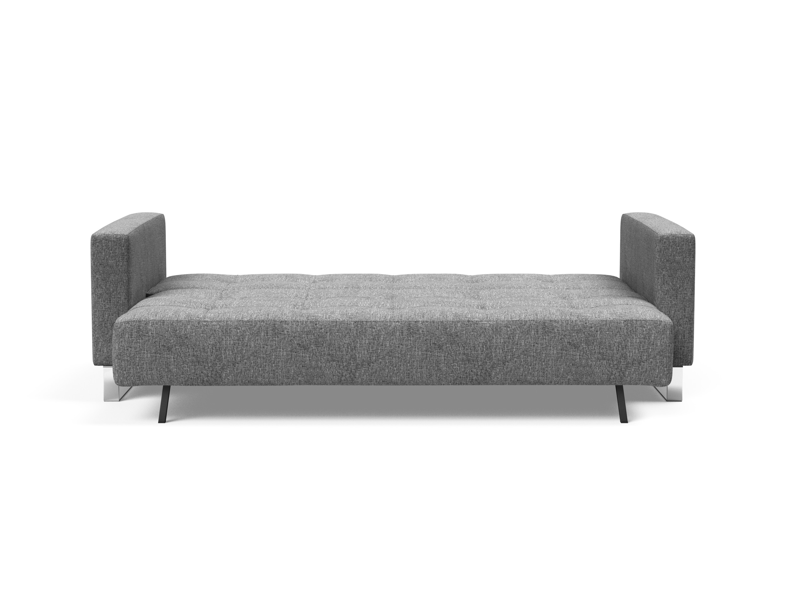 Cassius Deluxe Excess Lounger Fabric Sofa Bed w/Chrome Legs