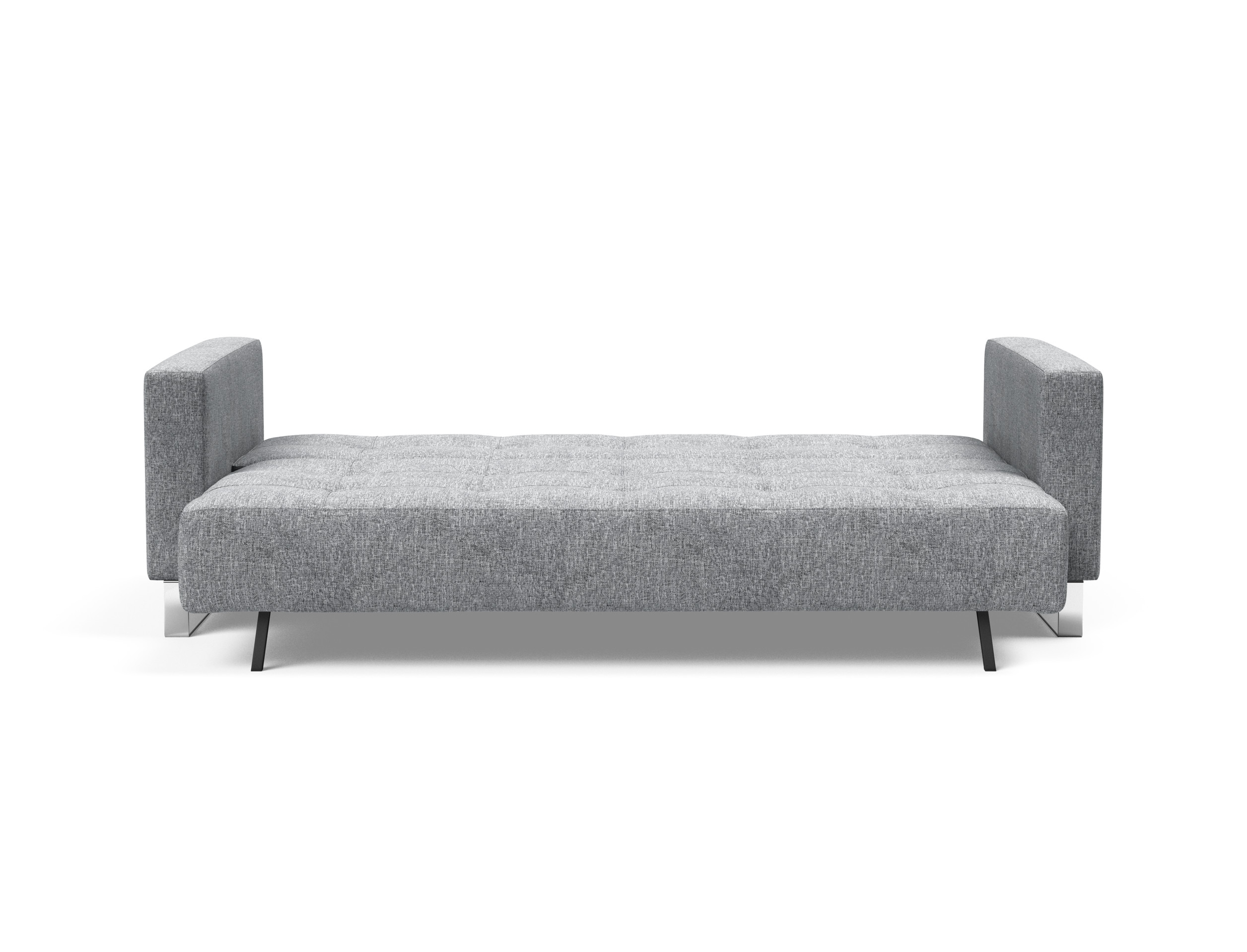Cassius Deluxe Excess Lounger Fabric Sofa Bed w/Chrome Legs