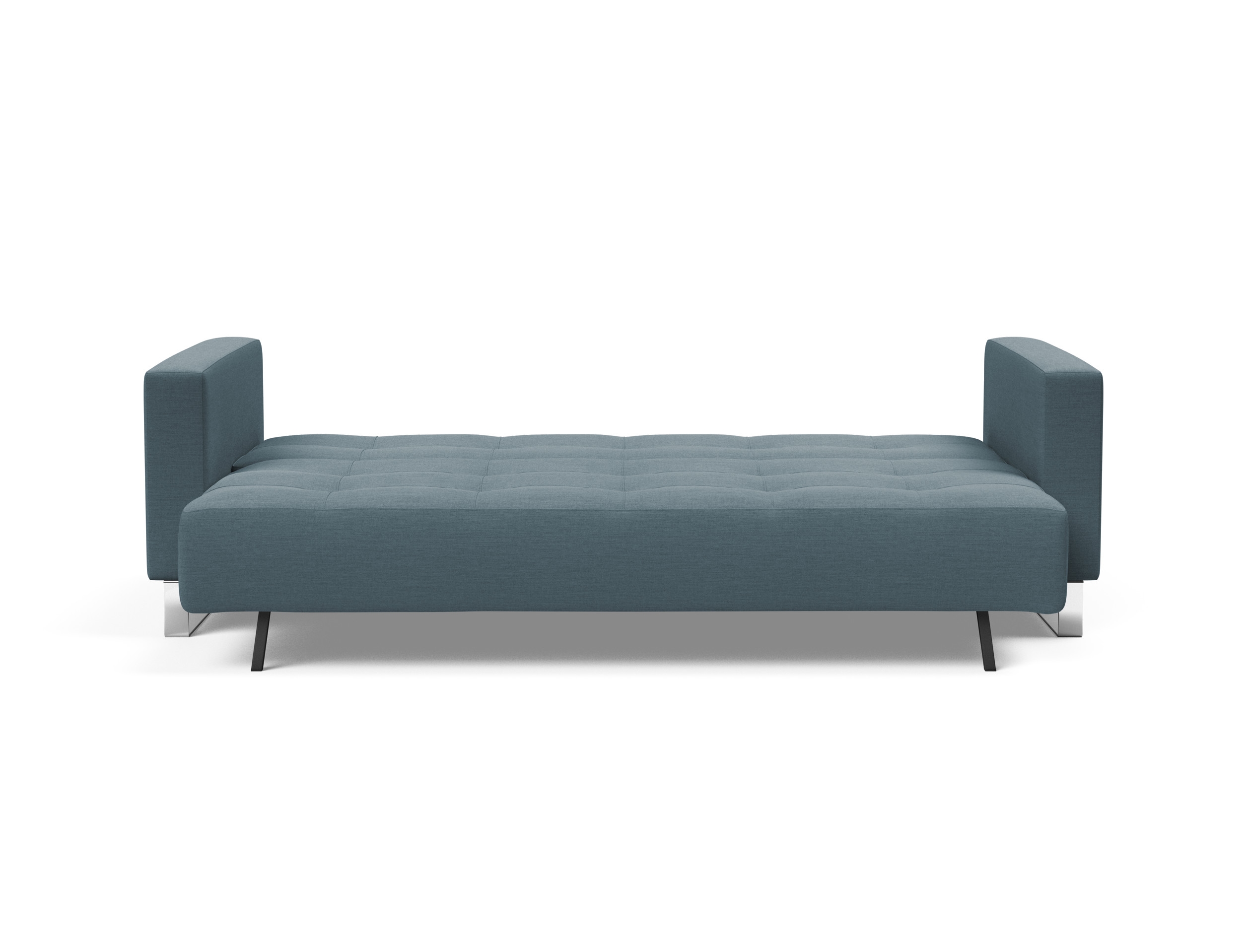 Cassius Deluxe Excess Lounger Fabric Sofa Bed w/Chrome Legs