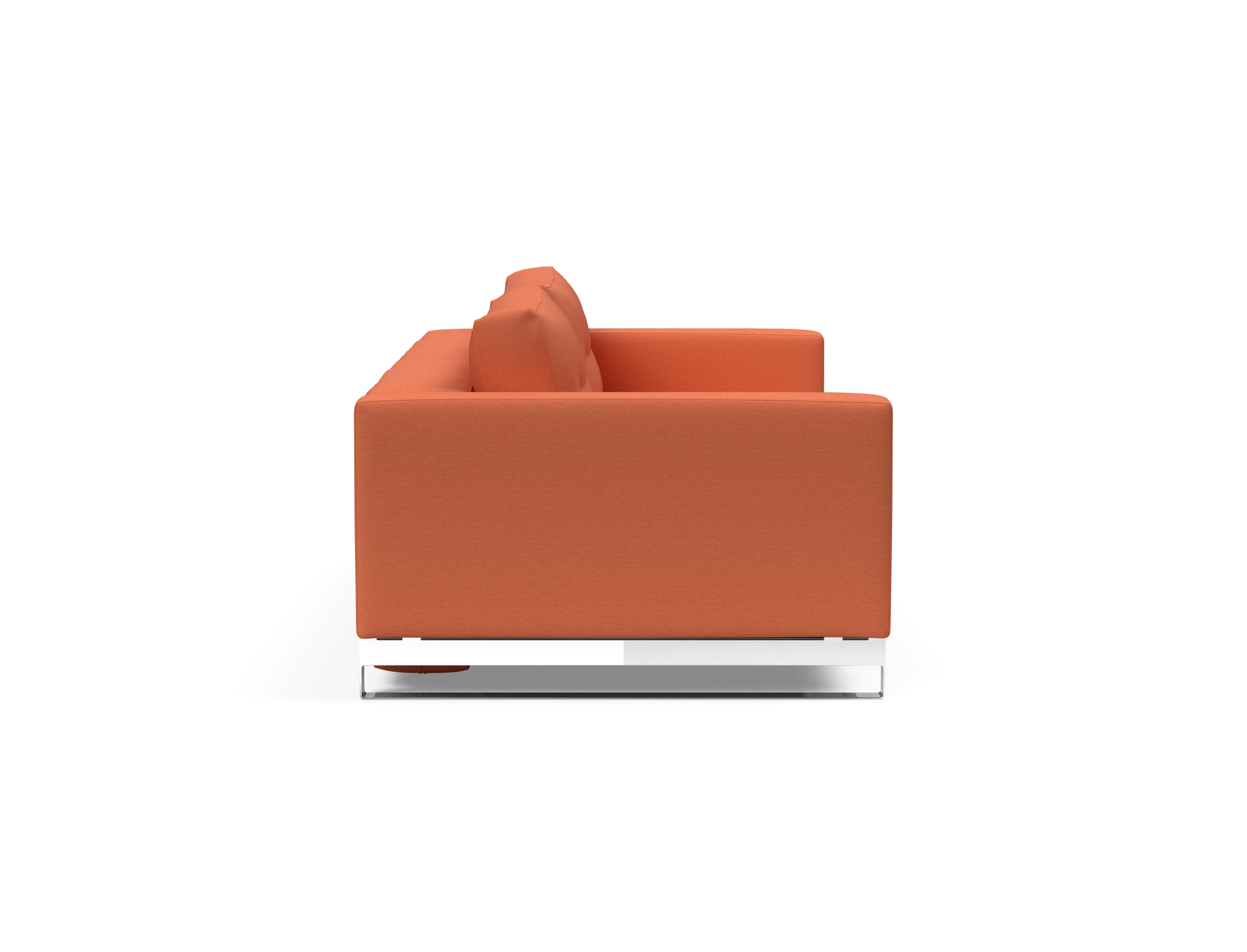 Cassius Deluxe Excess Lounger Fabric Sofa Bed w/Chrome Legs