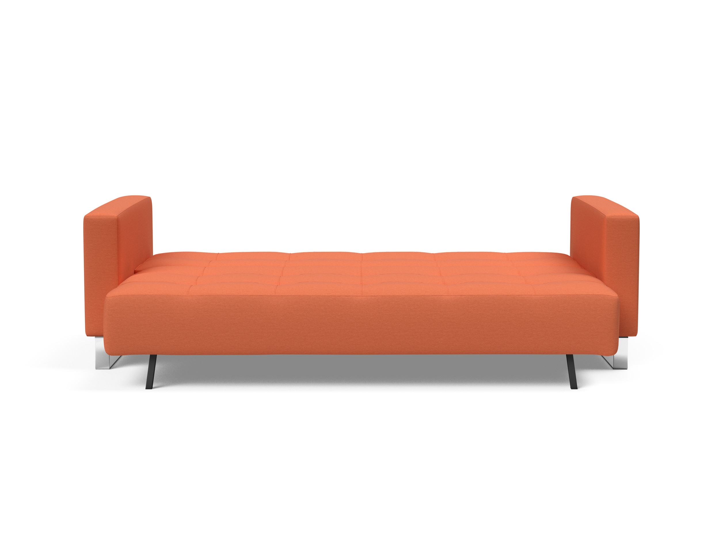 Cassius Deluxe Excess Lounger Fabric Sofa Bed w/Chrome Legs
