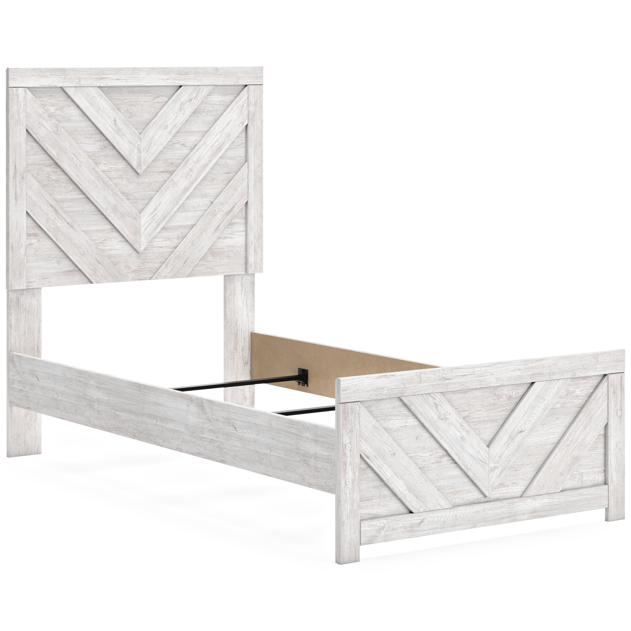 Cayboni MDF/Wood Veneer Panel Bedroom Set