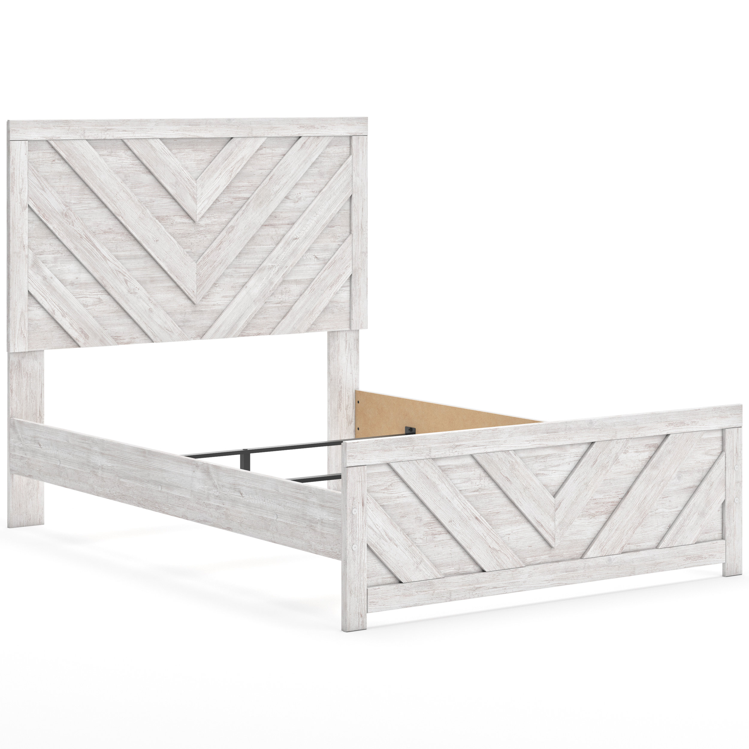 Cayboni MDF/Wood Veneer Panel Bedroom Set