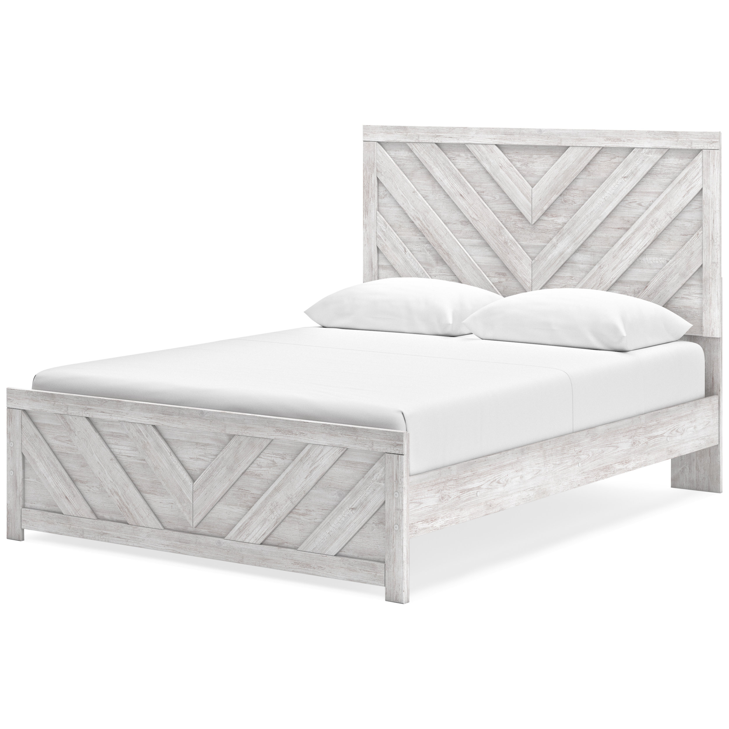 Cayboni MDF/Wood Veneer Panel Bedroom Set