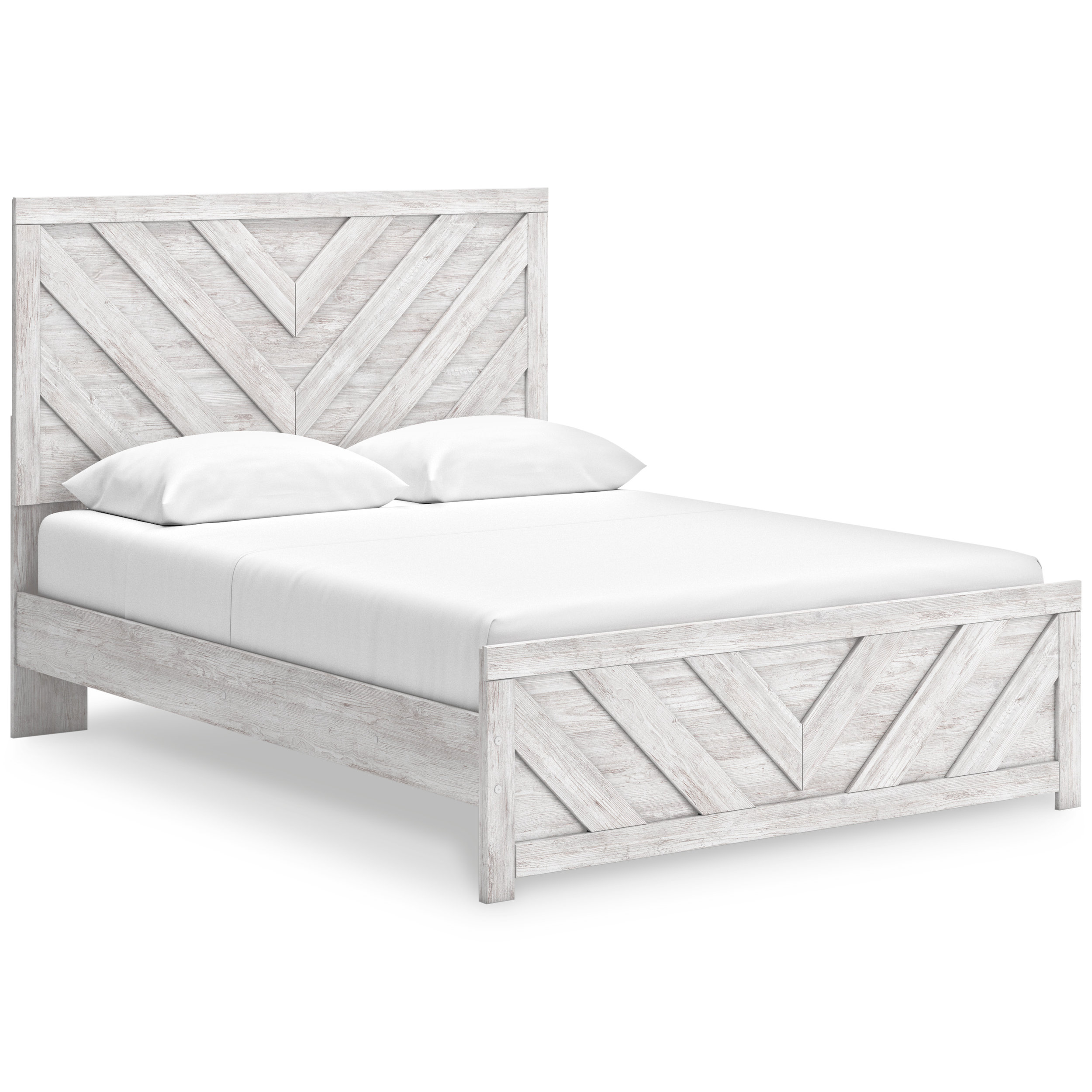 Cayboni MDF/Wood Veneer Panel Bedroom Set