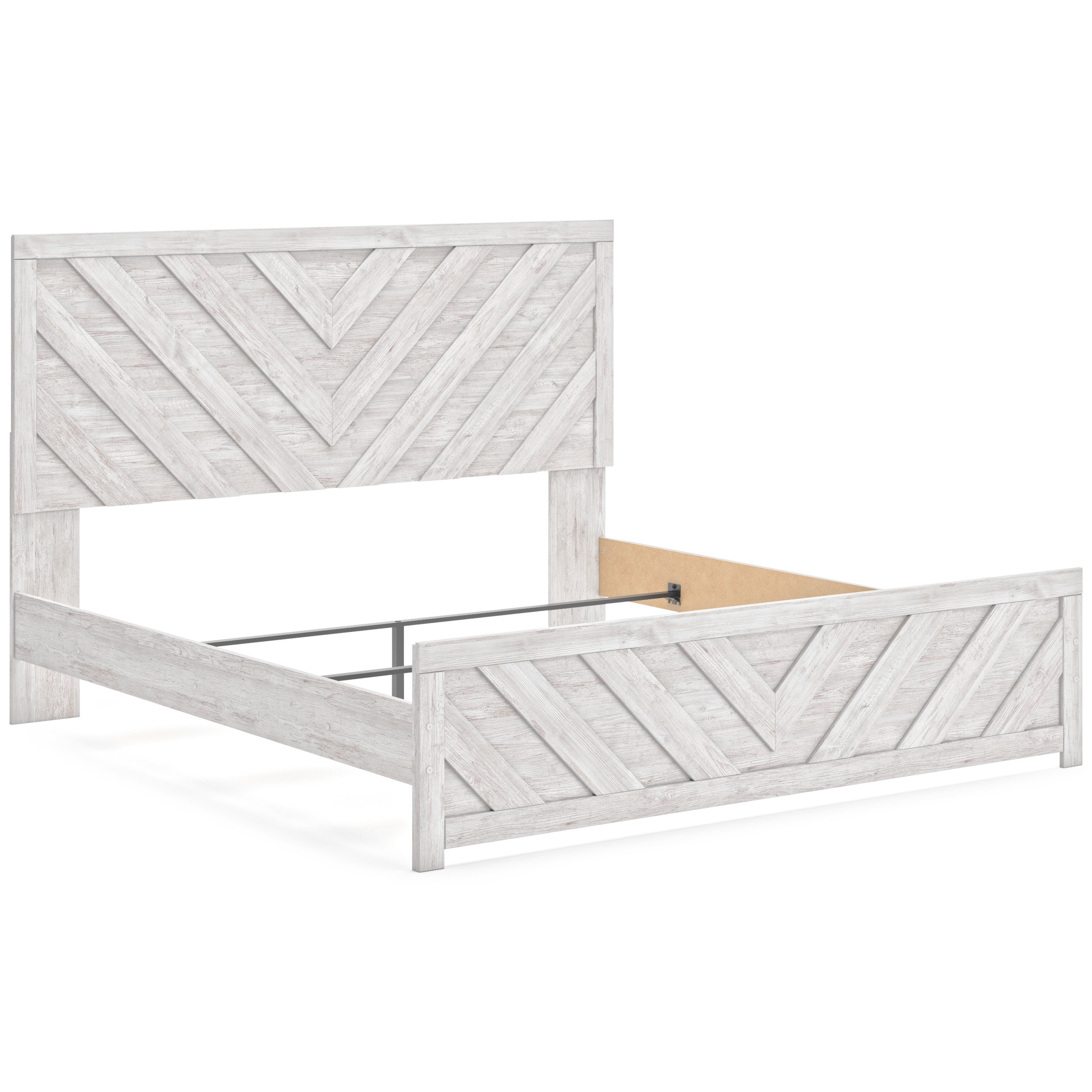 Cayboni MDF/Wood Veneer Panel Bedroom Set