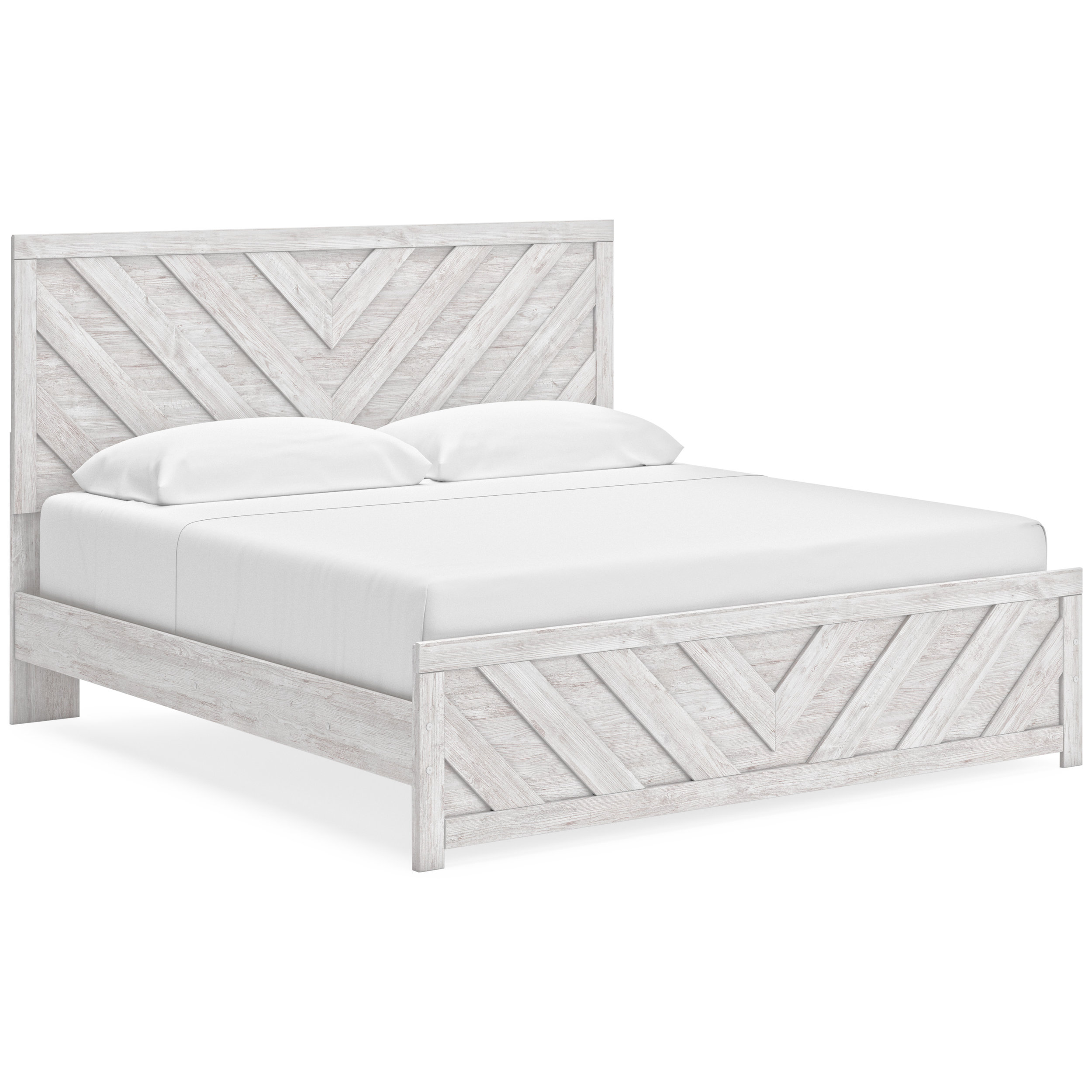 Cayboni MDF/Wood Veneer Panel Bedroom Set