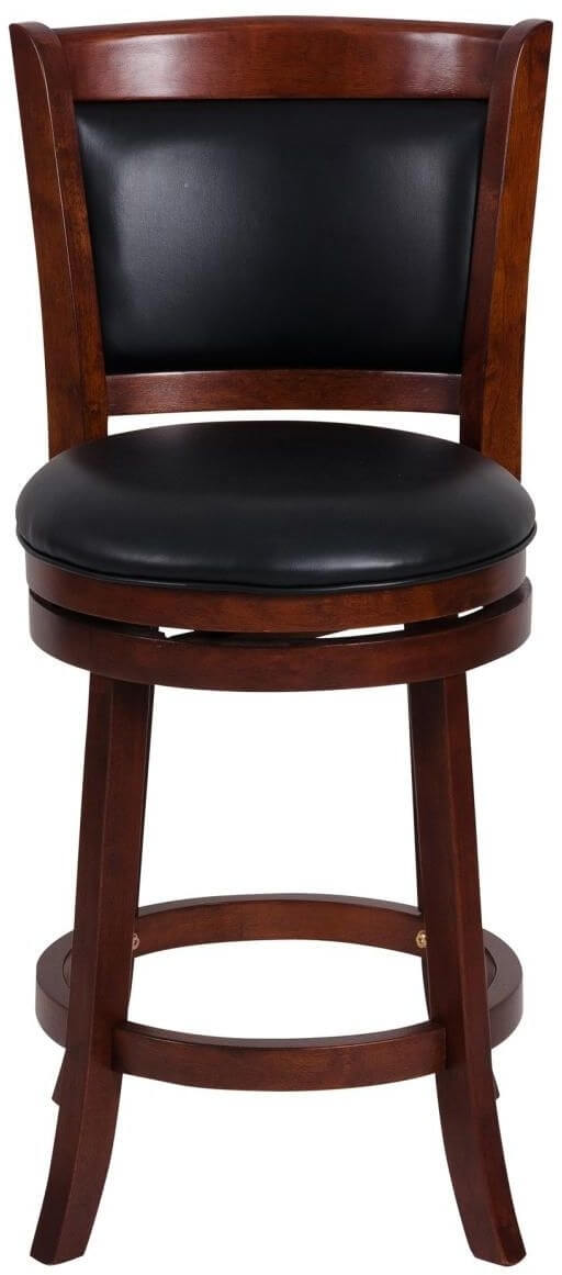 Shapel Transitional Swivel Counter Height Chair w/Cushion Back