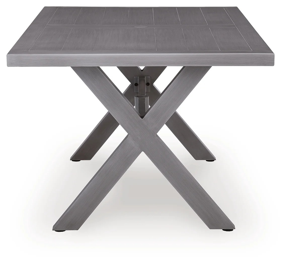 Half Moon Beach Aluminum Rectangular Dining Table