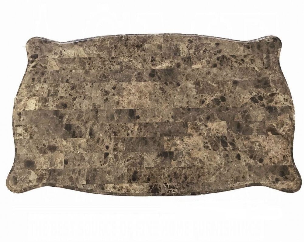 Mehadi Marble/Wood Coffee Table