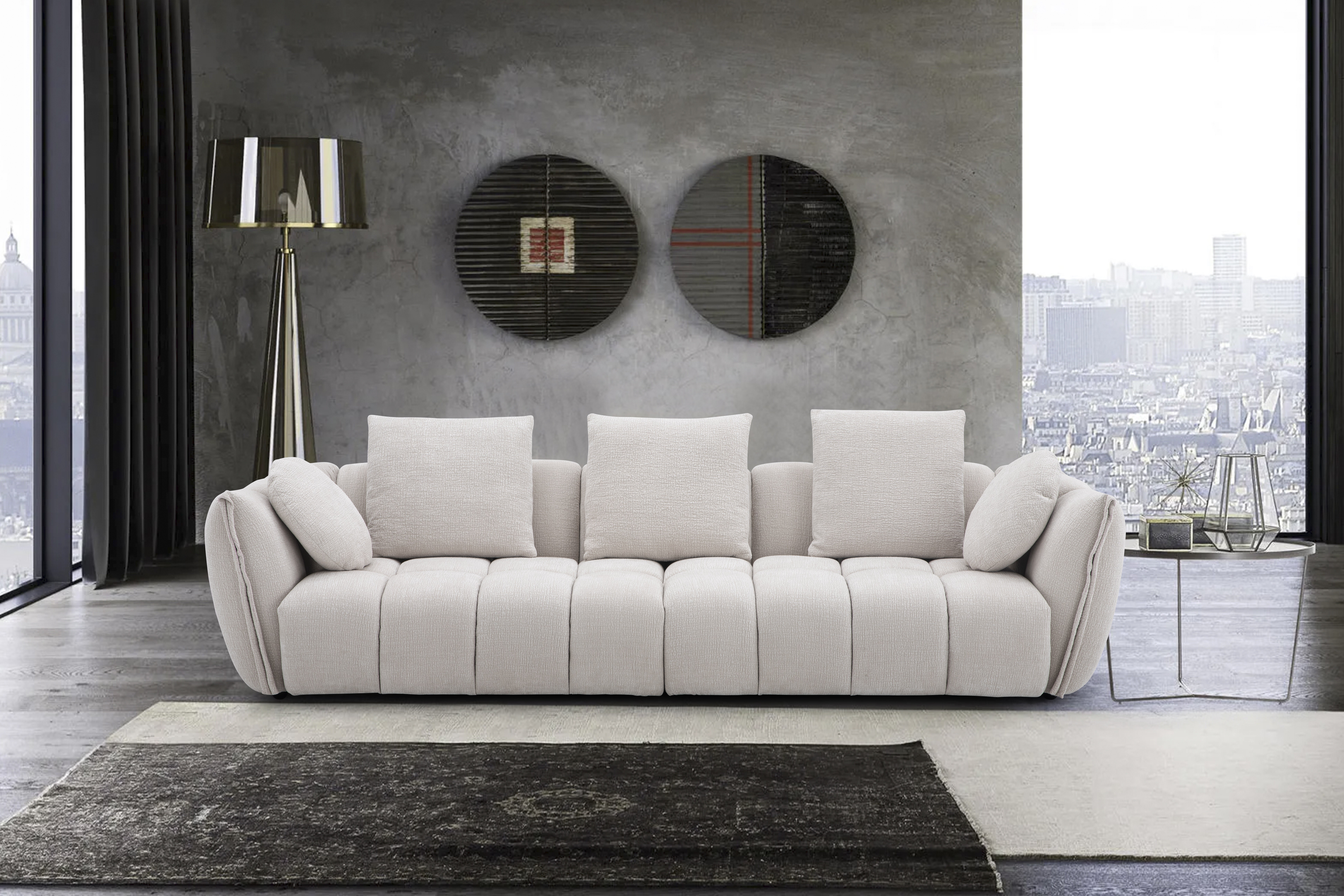 Lennox Off White Living Room Set