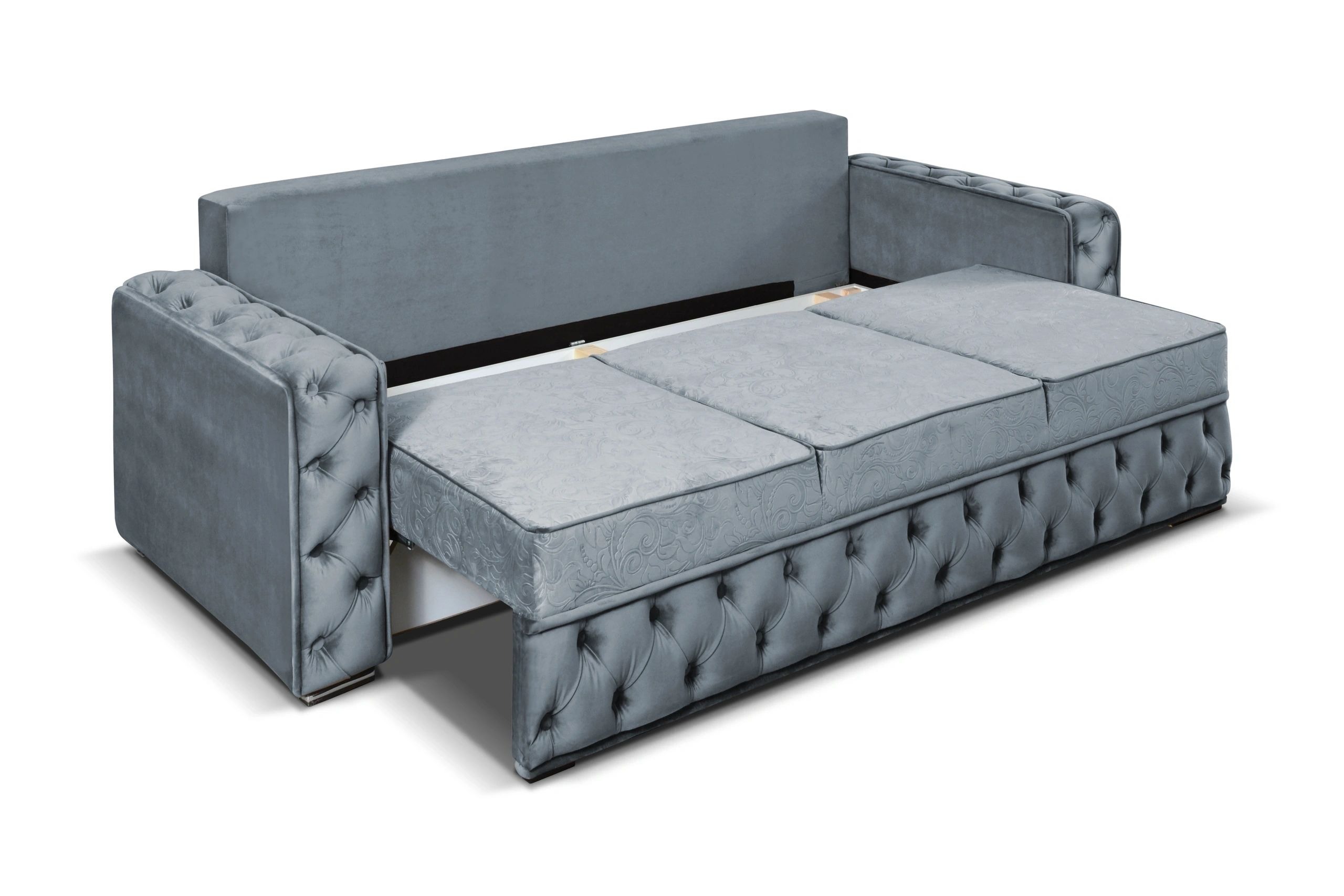 Marylin Fabric Convertible Storage Sofa