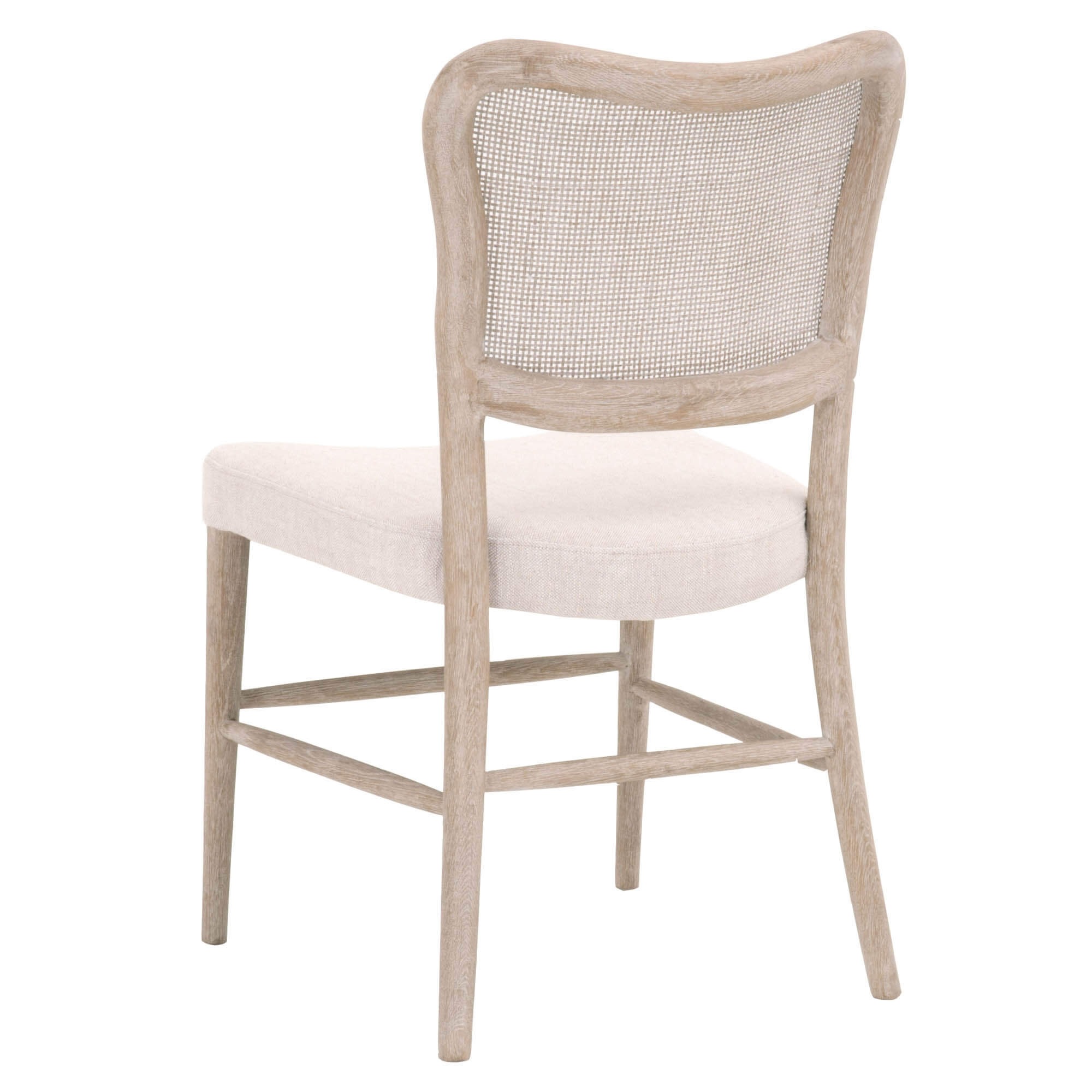 Cela Fabric/Cane/Wood Dining Chair
