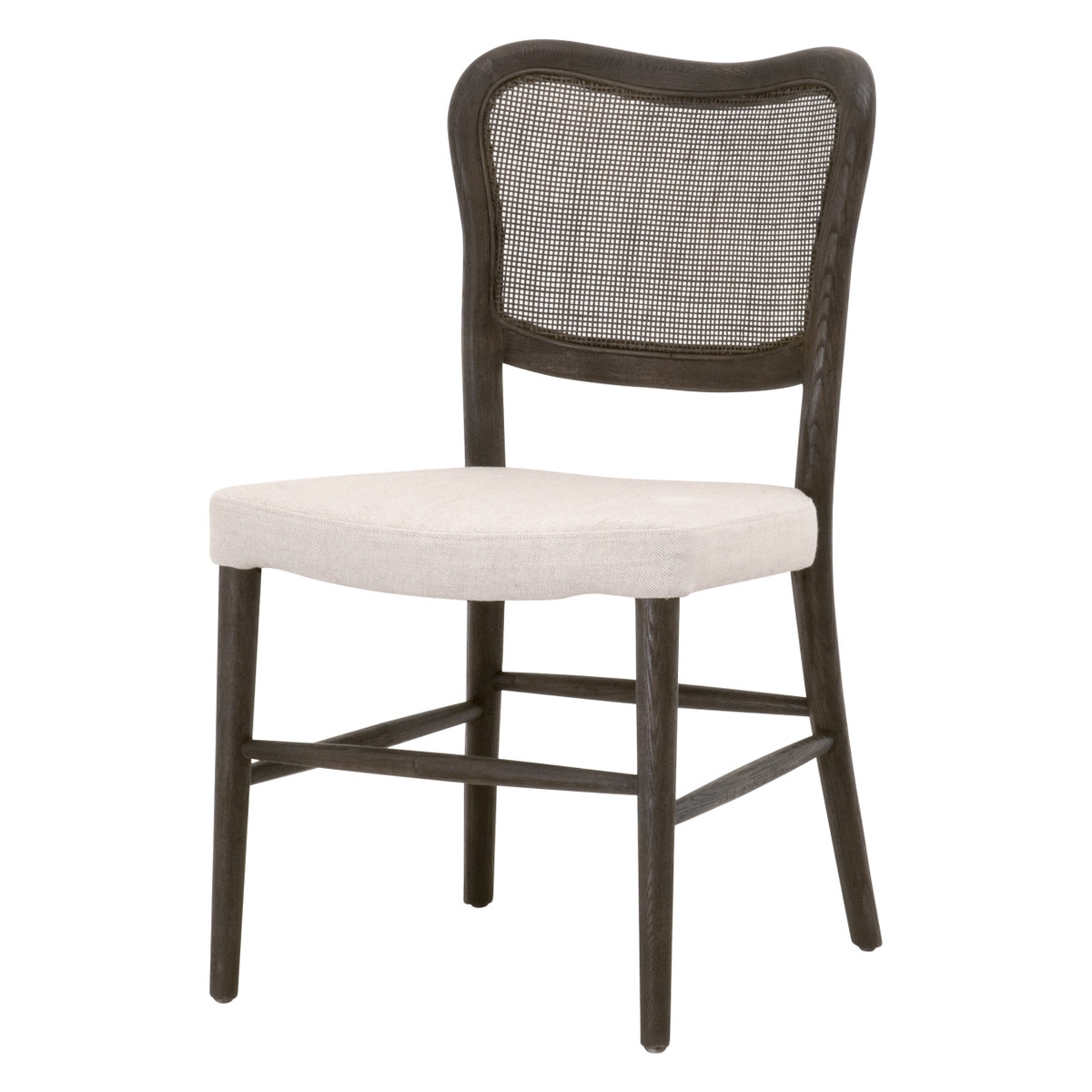 Cela Fabric/Cane/Wood Dining Chair