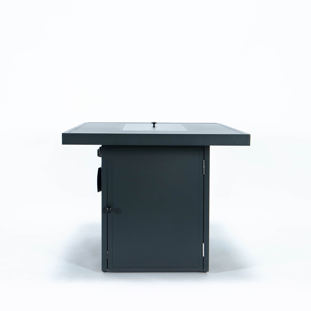 Chelsea Patio Glass Propane Fire Pit Table