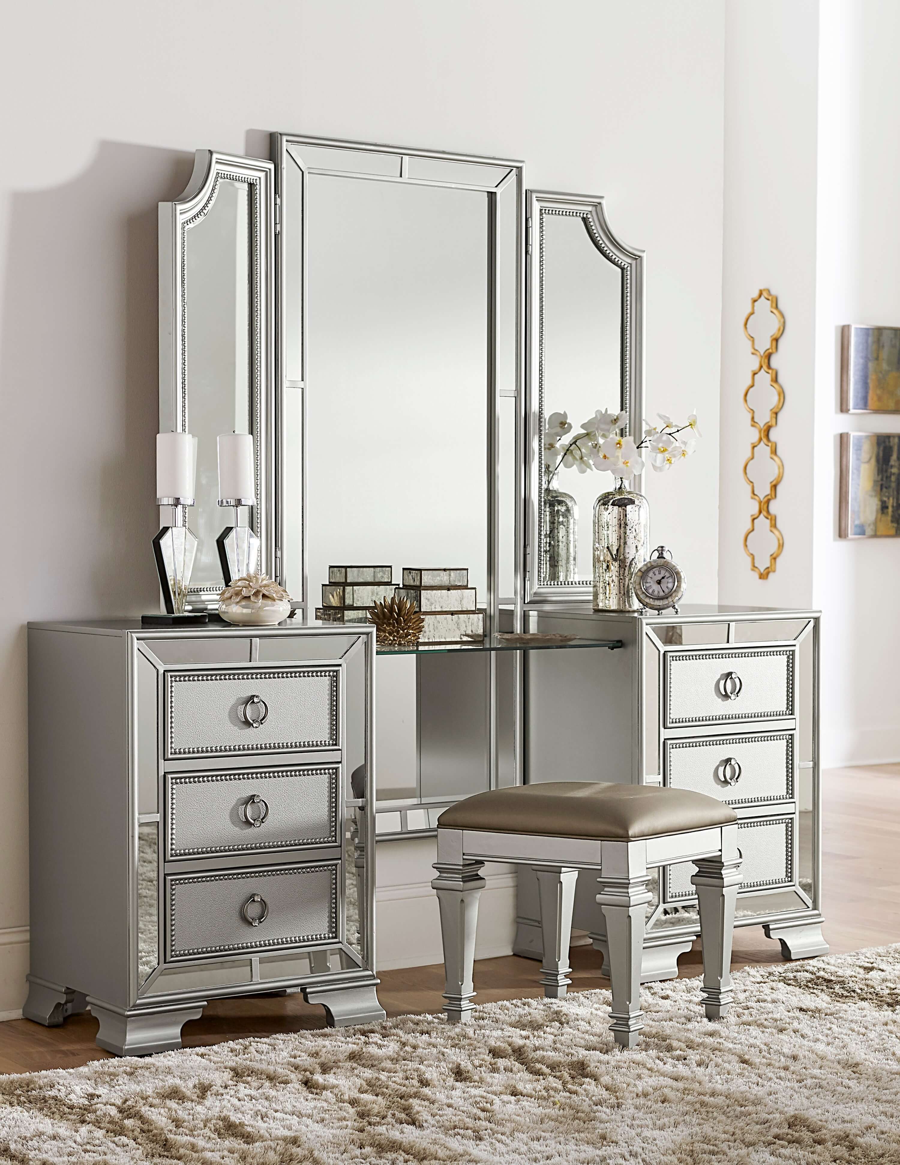 Tamsin Vanity Set - Jennifer Furniture