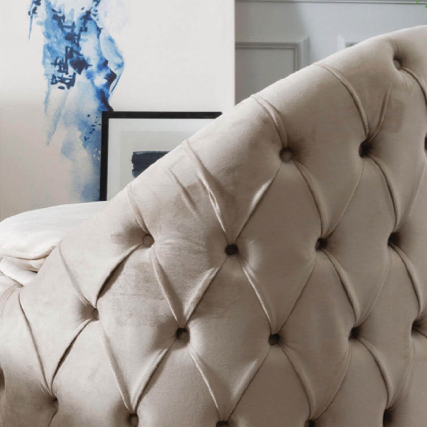 Bursa Tufted Velvet Living Room Set