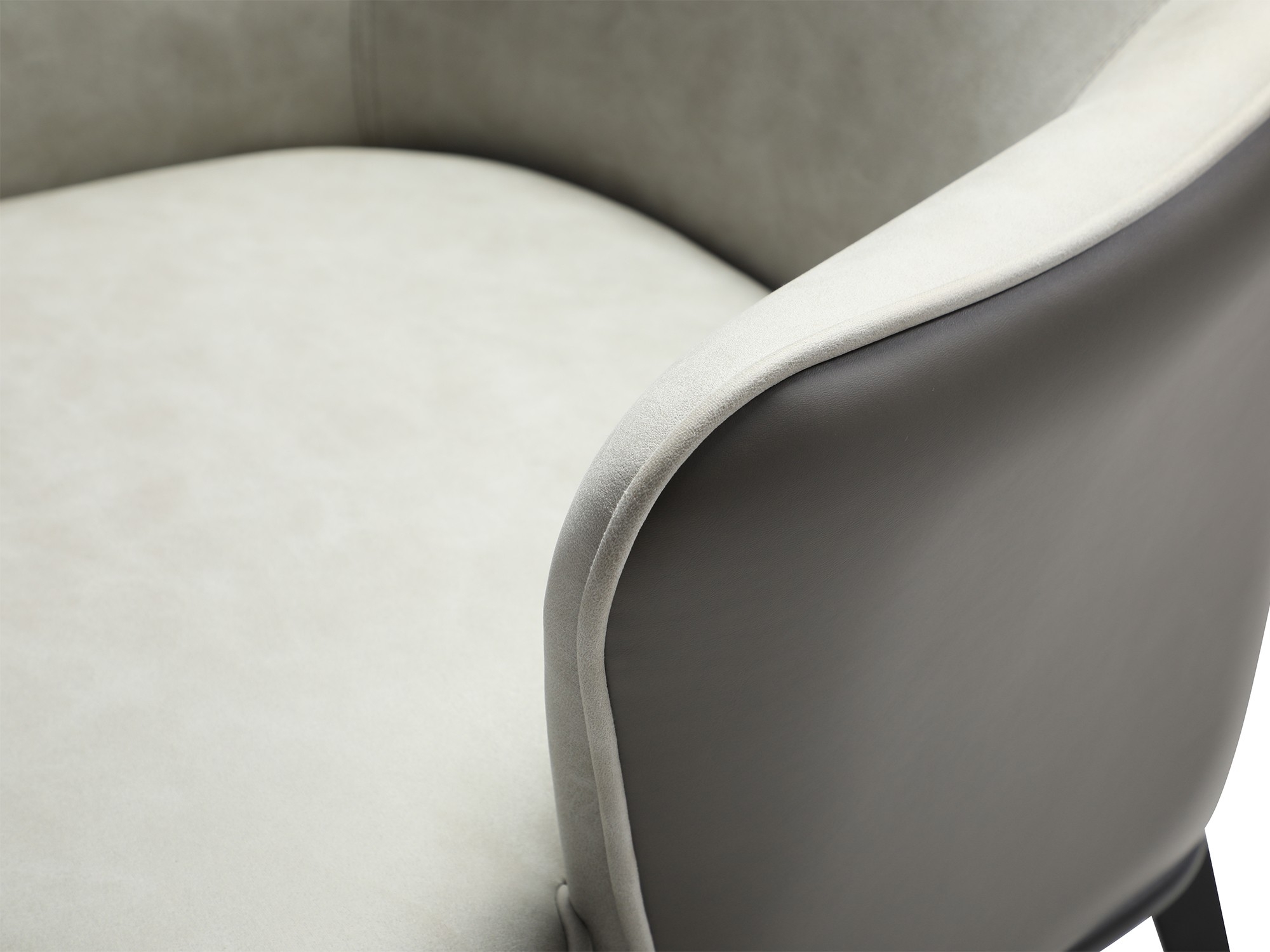 Sunizona Fabric/Faux Leather Leisure Chair