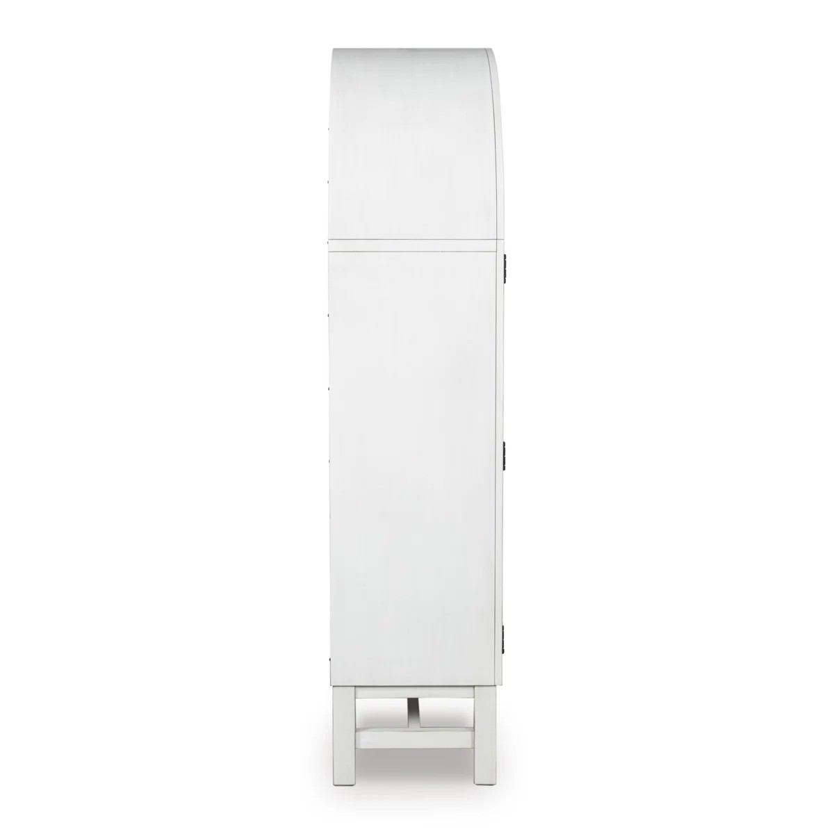 Greddinton Arched Display Cabinet | White Farmhouse Curio