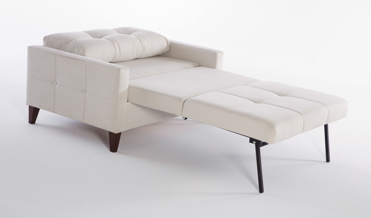Fabric Sleeper Chair And a Half