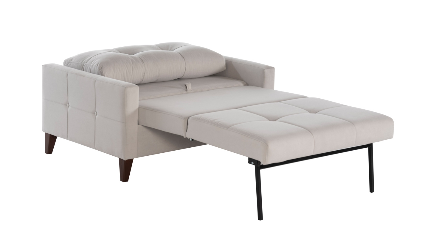 Fabric Sleeper Chair And a Half