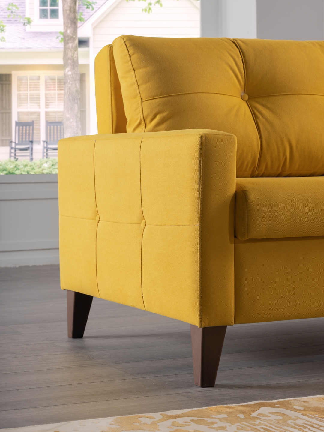 Fabric Sleeper Chair And a Half