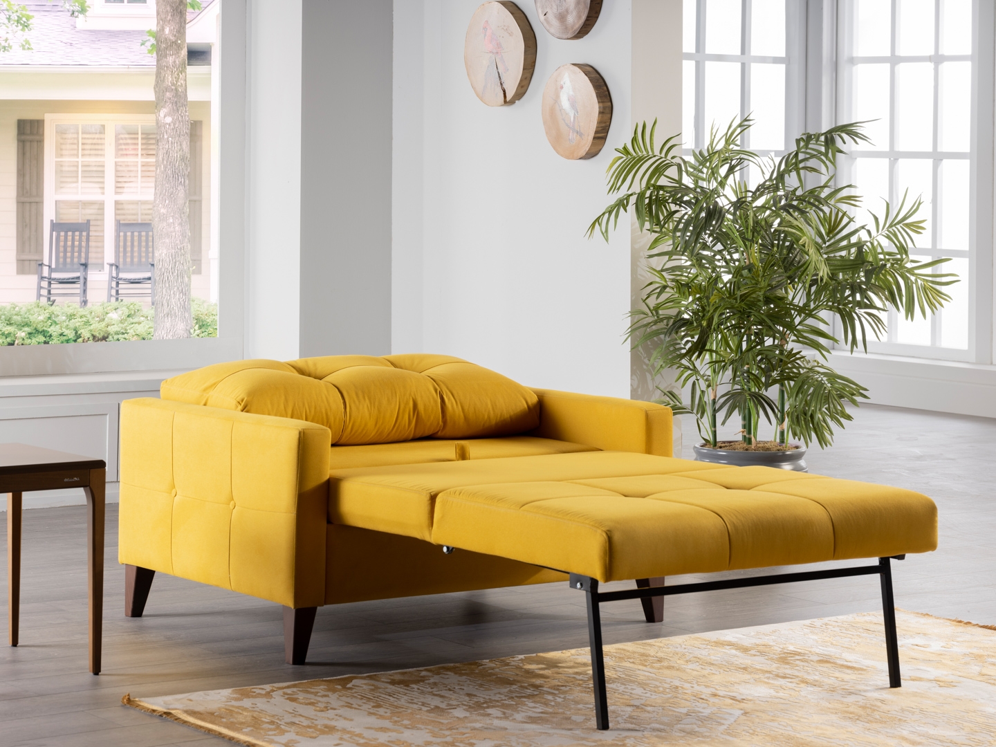 Fabric Sleeper Chair And a Half