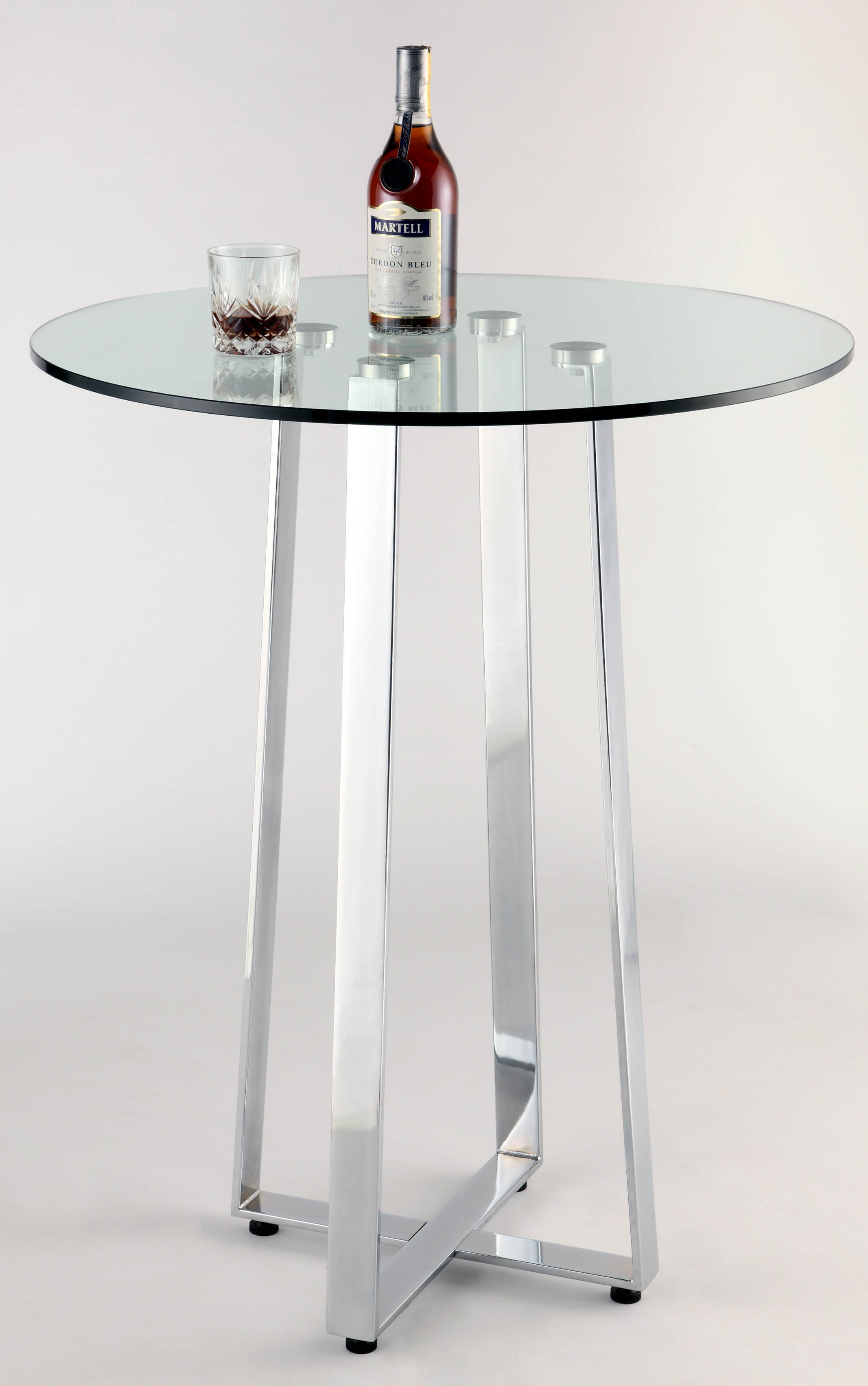 Chambers Round Glass Counter Table
