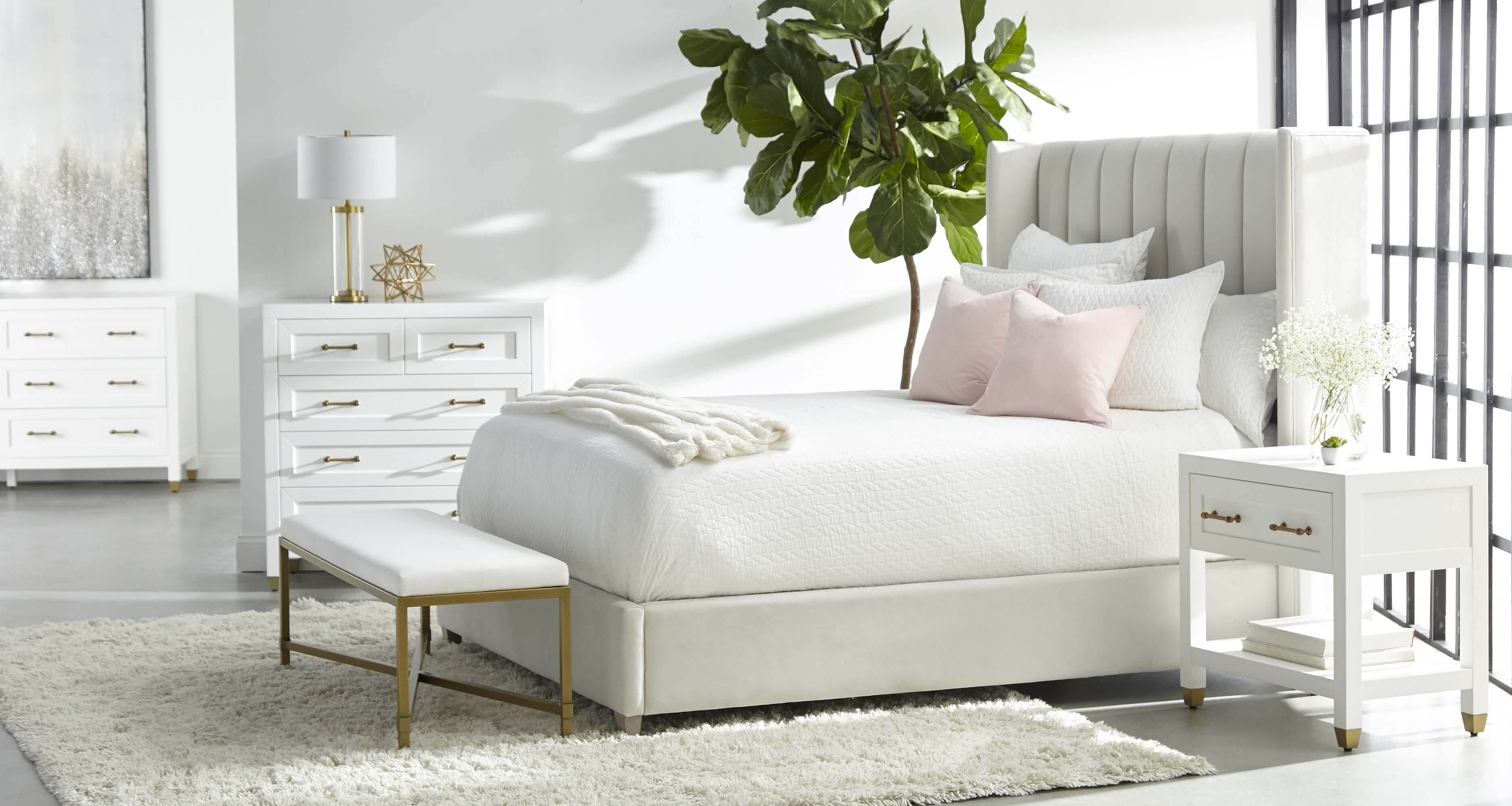 Chandler Velvet Bed