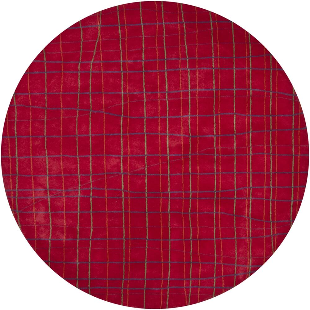 Daisa Wool Round Handmade Rug, 7'9"
