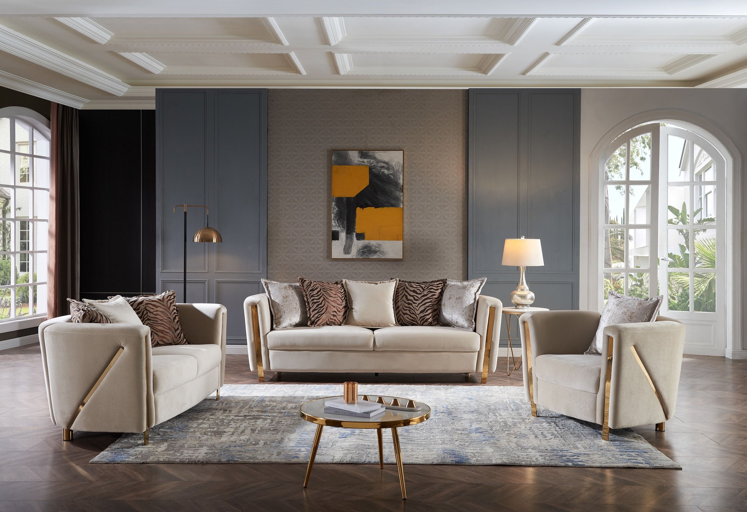 Chanelle Thick Velvet Chair