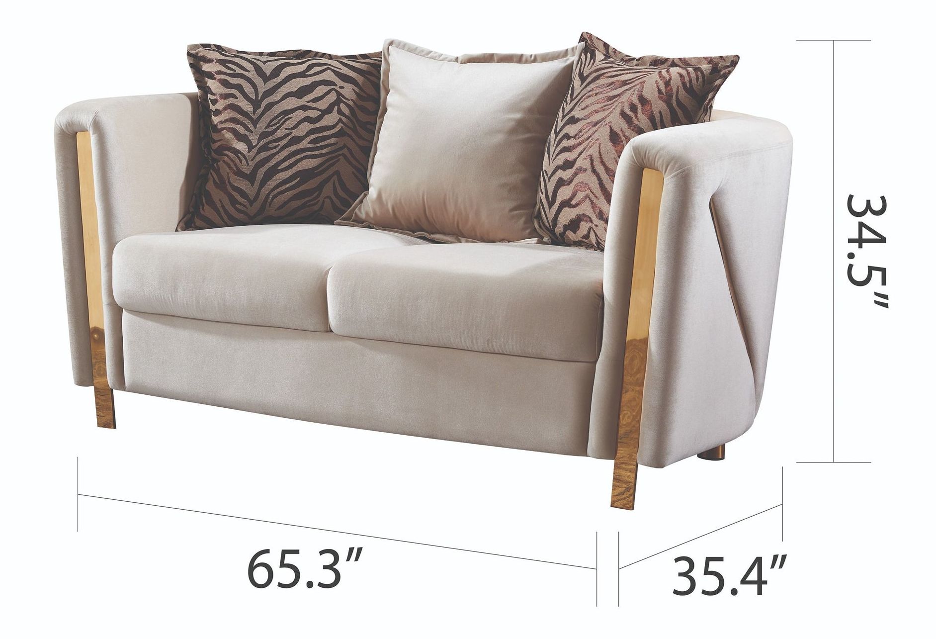 Elegant and Comfortable 2-Piece Living Room Set,