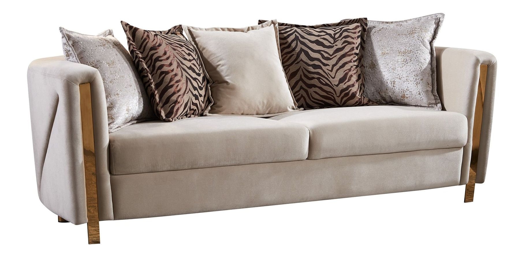 Chanelle Thick Velvet Living Room Set