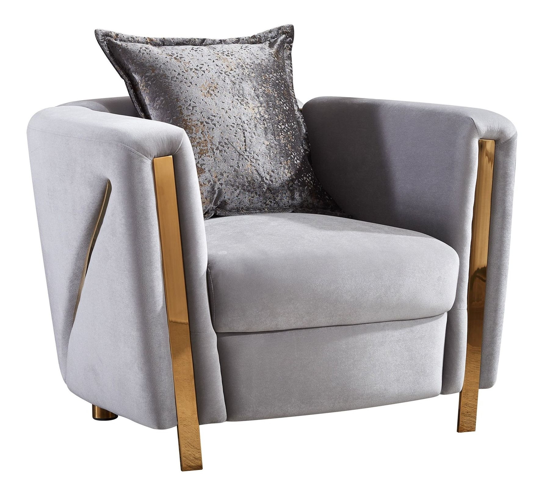 Chanelle Thick Velvet Living Room Set